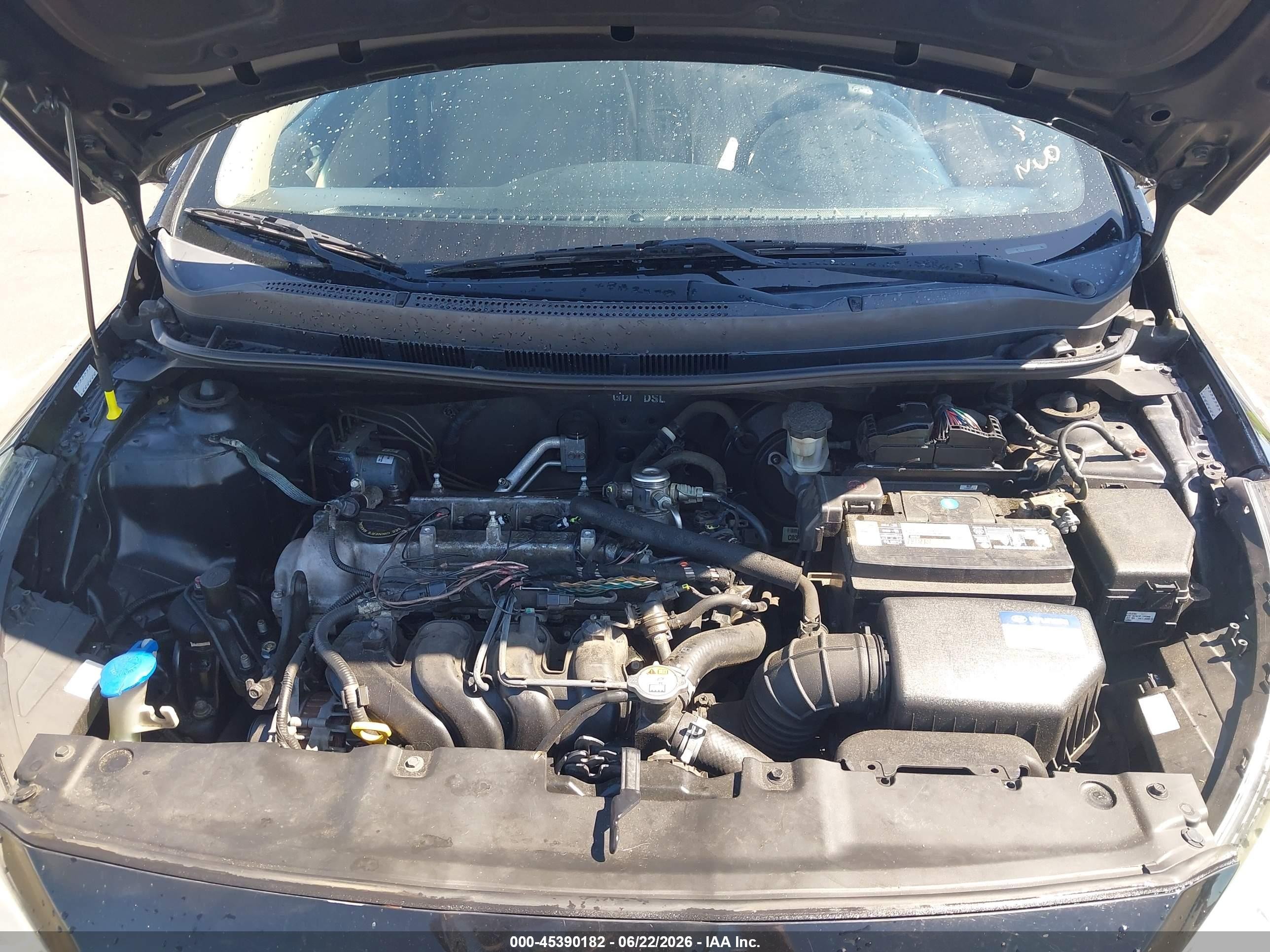 2015 Hyundai Accent Gls Черный vin: KMHCT4AE1FU906550