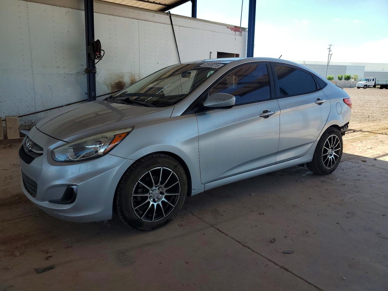 2015 Hyundai Accent Gls Silver vin: KMHCT4AE1FU921307