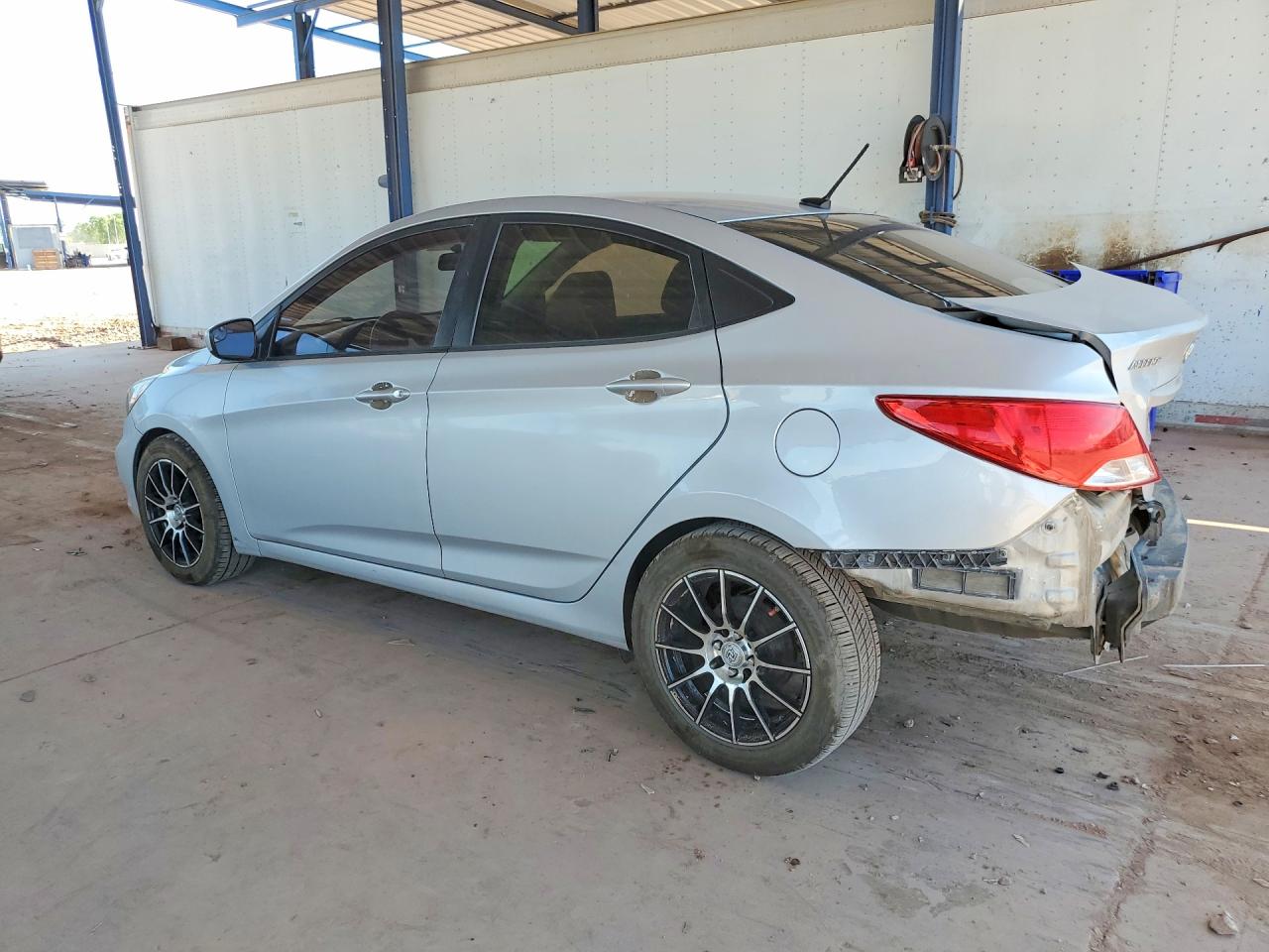 2015 Hyundai Accent Gls Silver vin: KMHCT4AE1FU921307