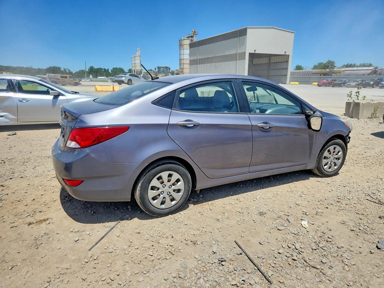 2015 Hyundai Accent Gls Gray vin: KMHCT4AE1FU929178