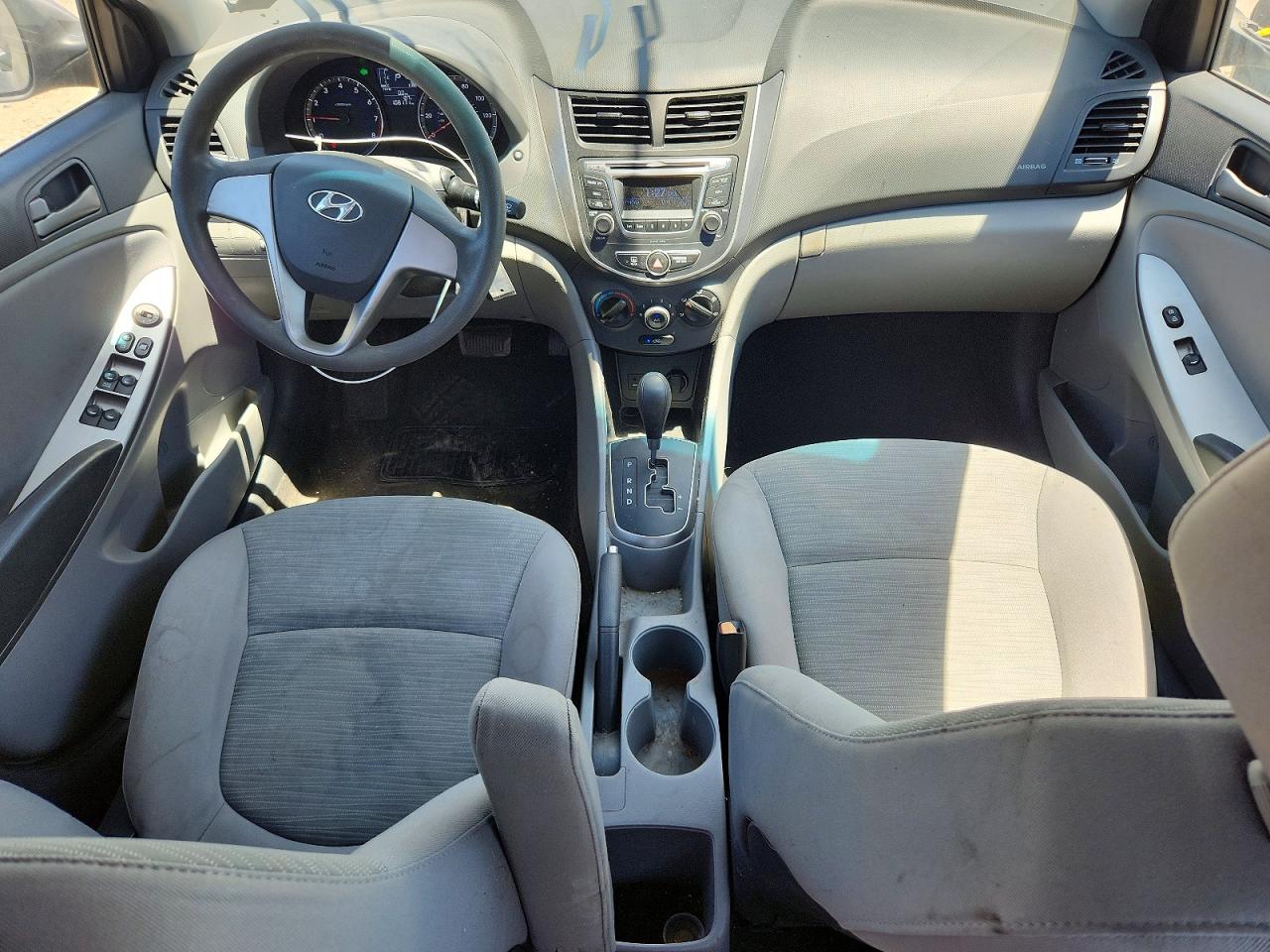 2015 Hyundai Accent Gls Gray vin: KMHCT4AE1FU929178