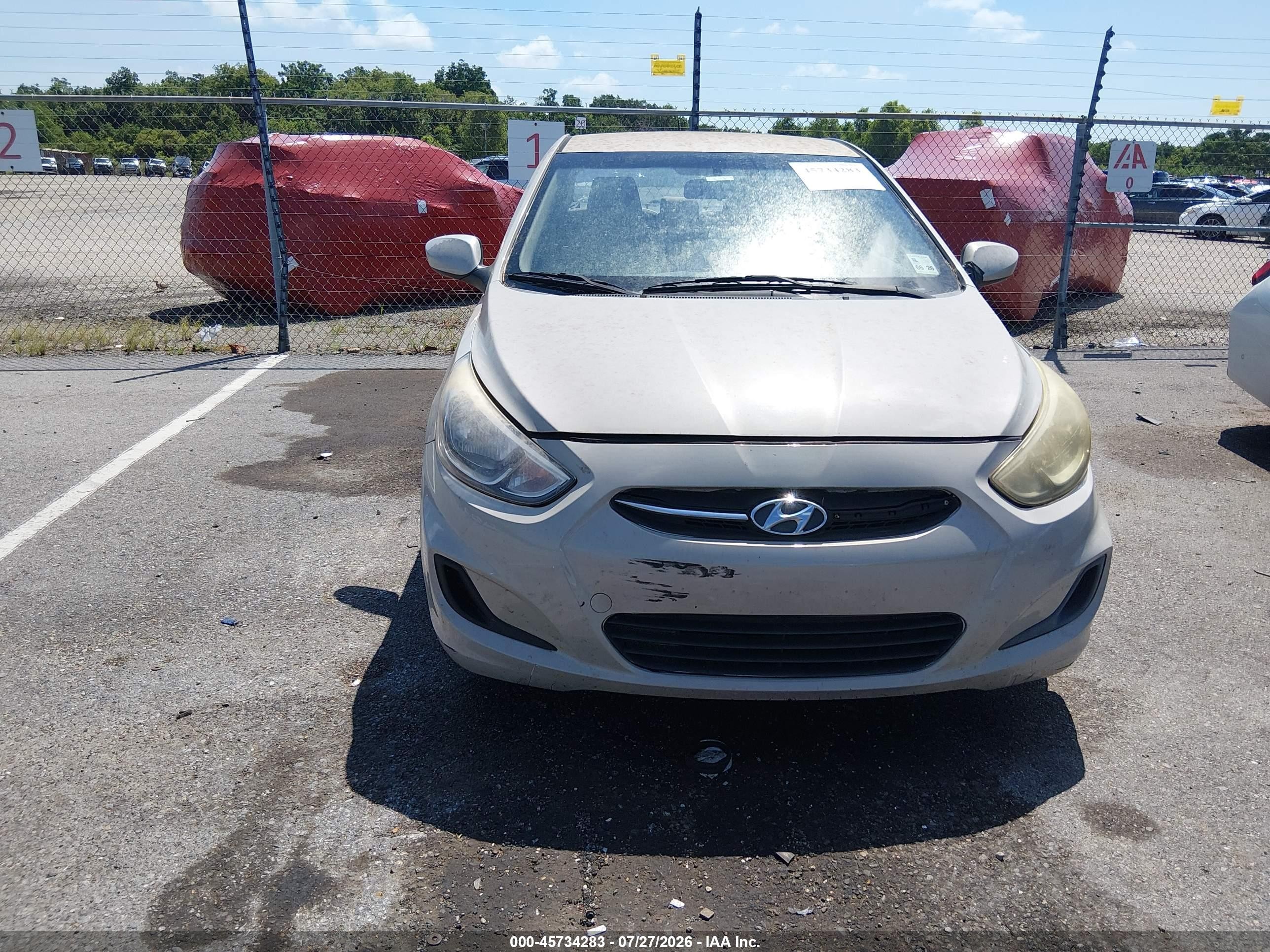 2016 Hyundai Accent Se Gray vin: KMHCT4AE1GU956592