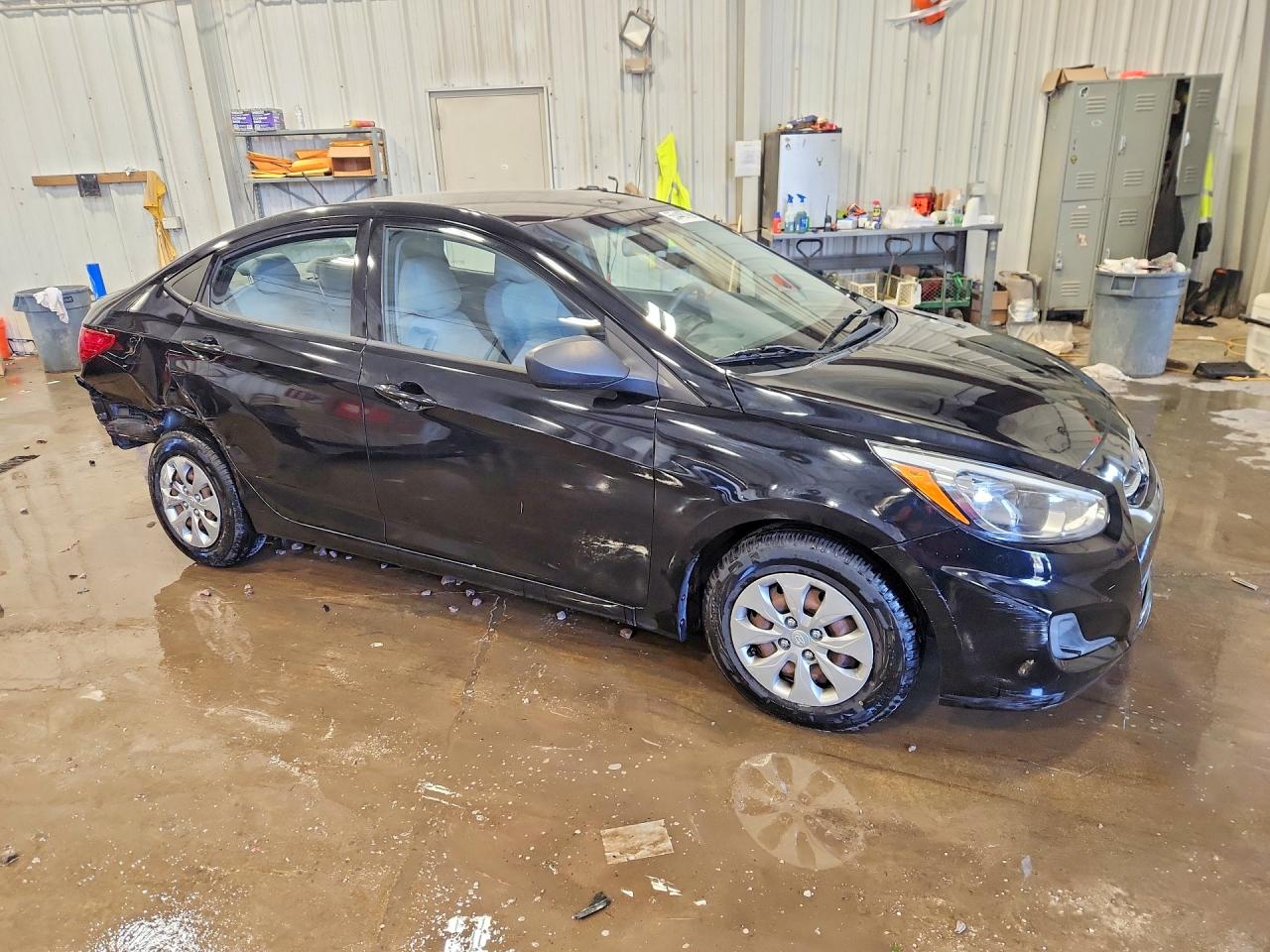 2017 Hyundai Accent Se Черный vin: KMHCT4AE1HU189229