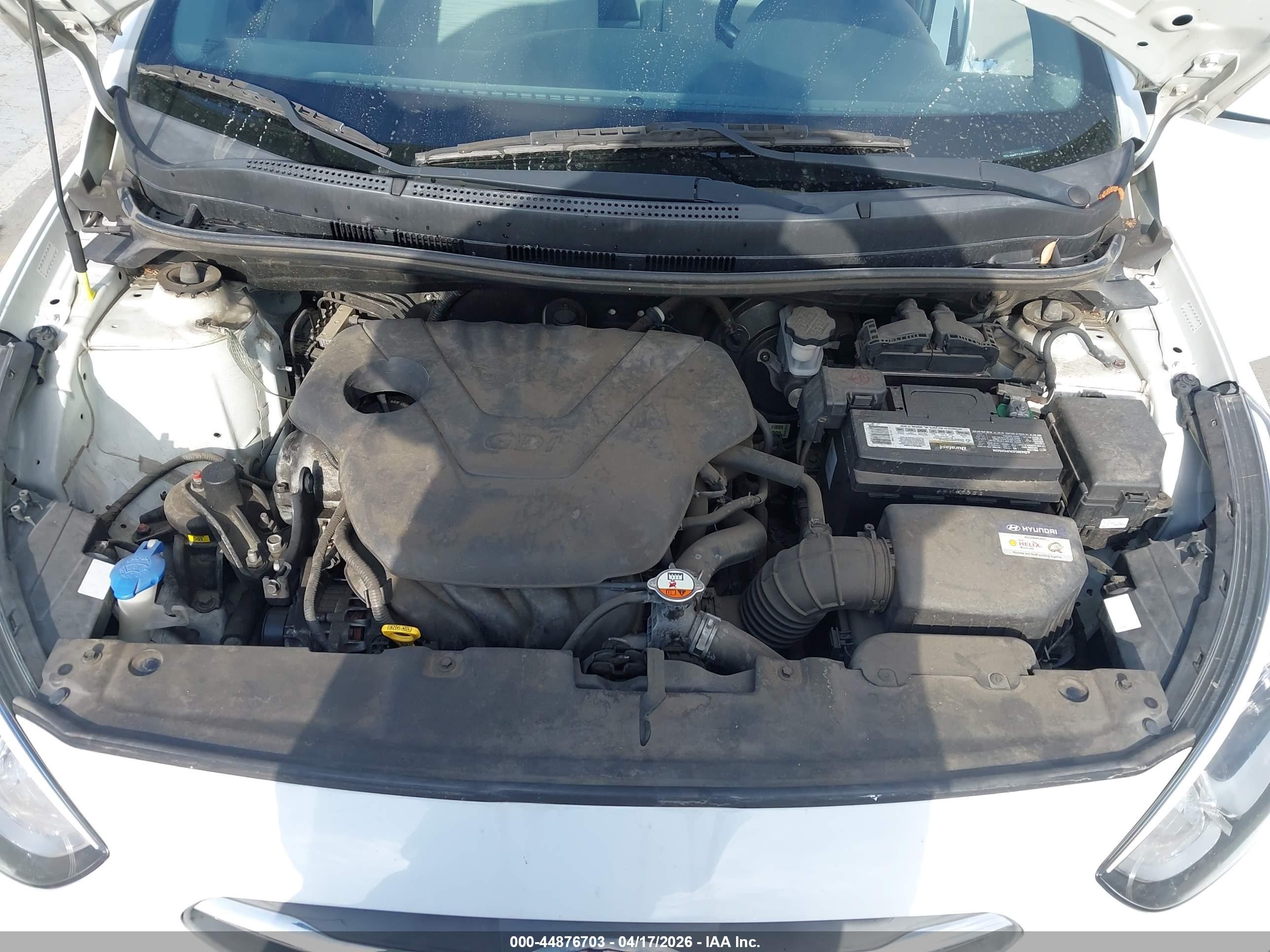 2017 Hyundai Accent Se White vin: KMHCT4AE1HU339887