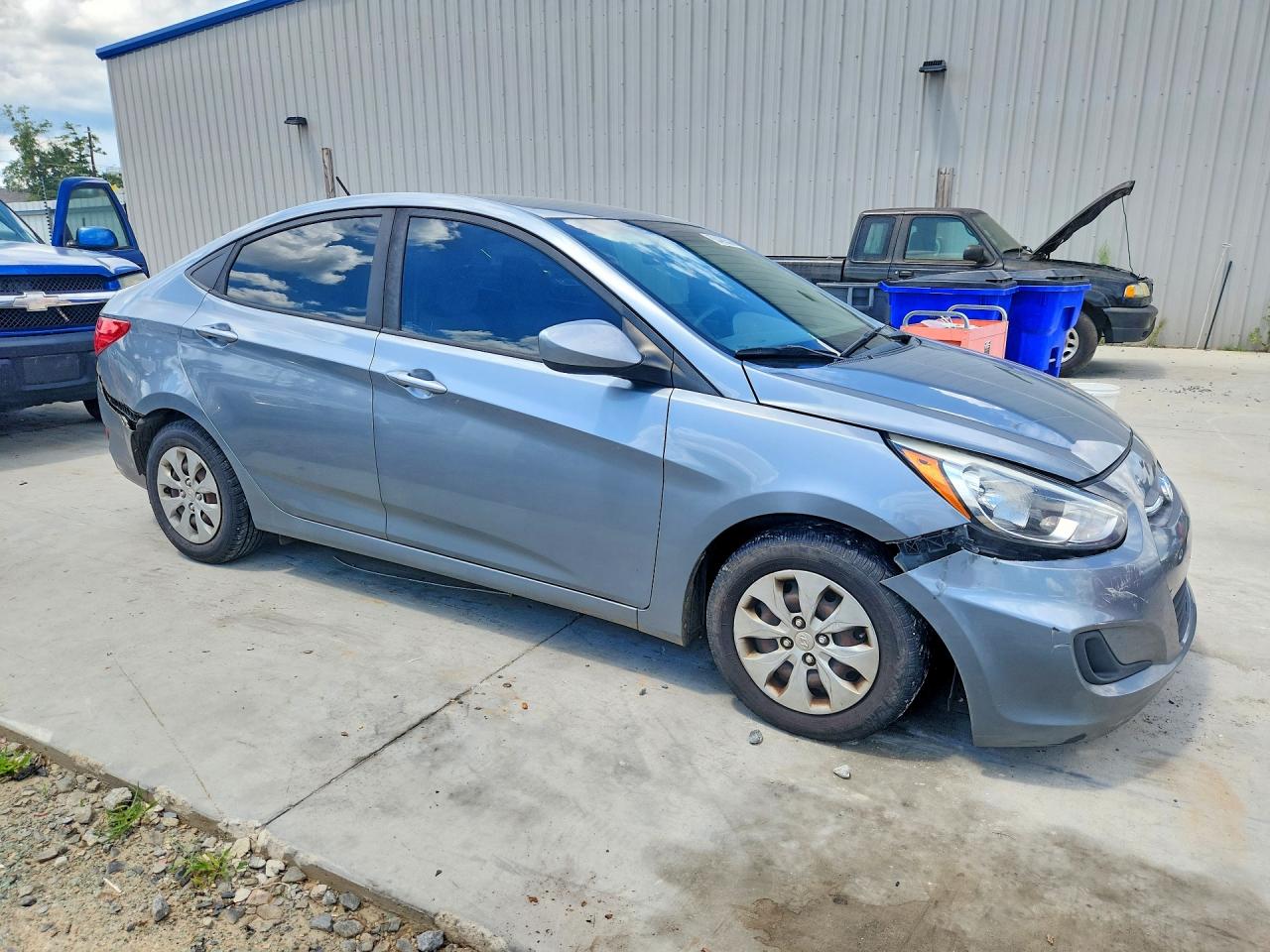 2017 Hyundai Accent Se Серебряный vin: KMHCT4AE1HU351215