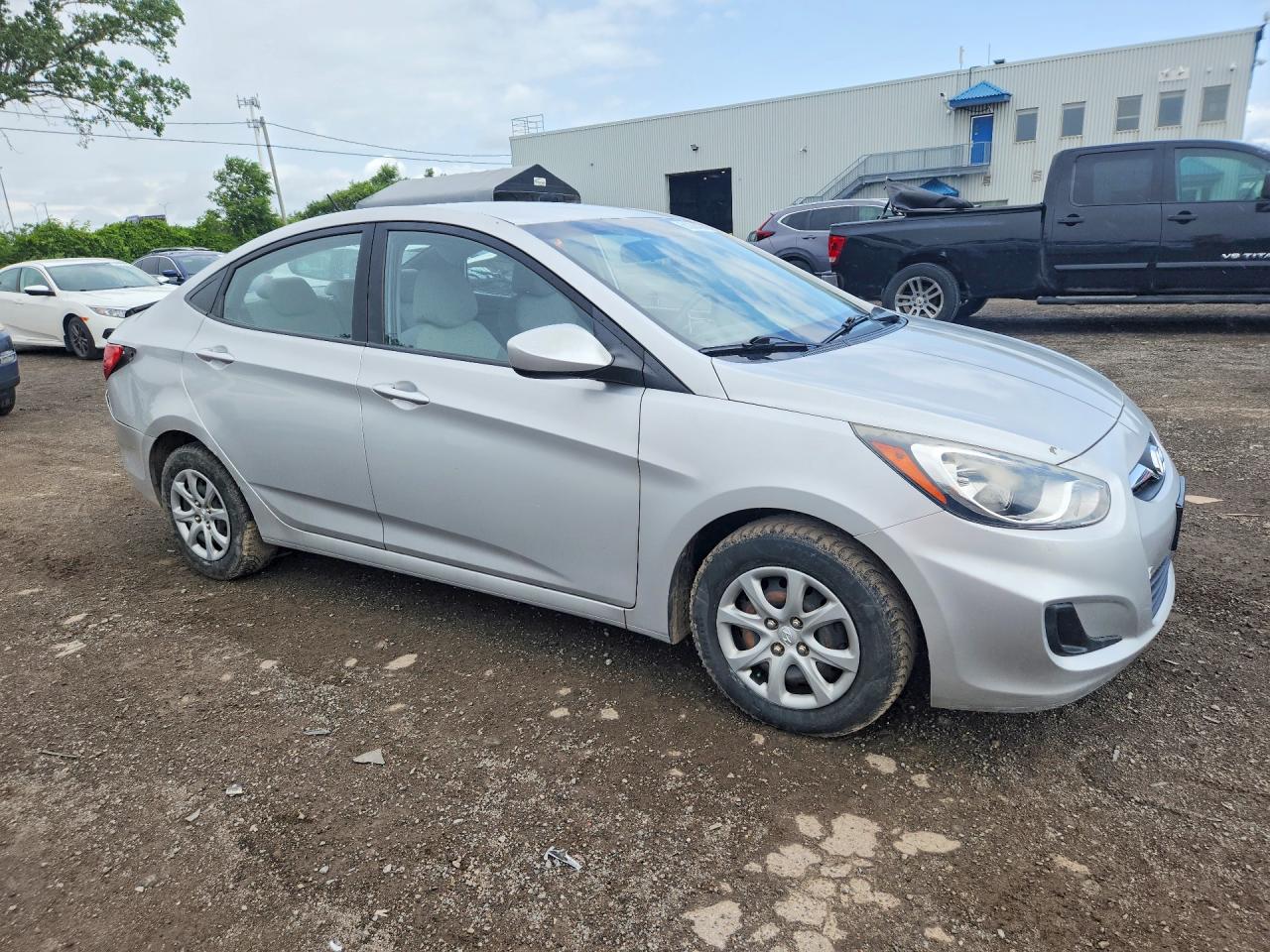 2012 Hyundai Accent Gls Серый vin: KMHCT4AE2CU047576