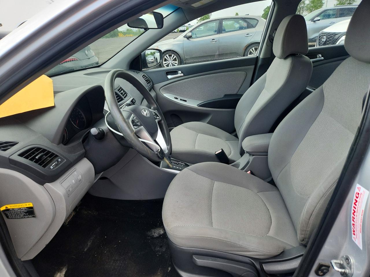 2012 Hyundai Accent Gls Серый vin: KMHCT4AE2CU047576