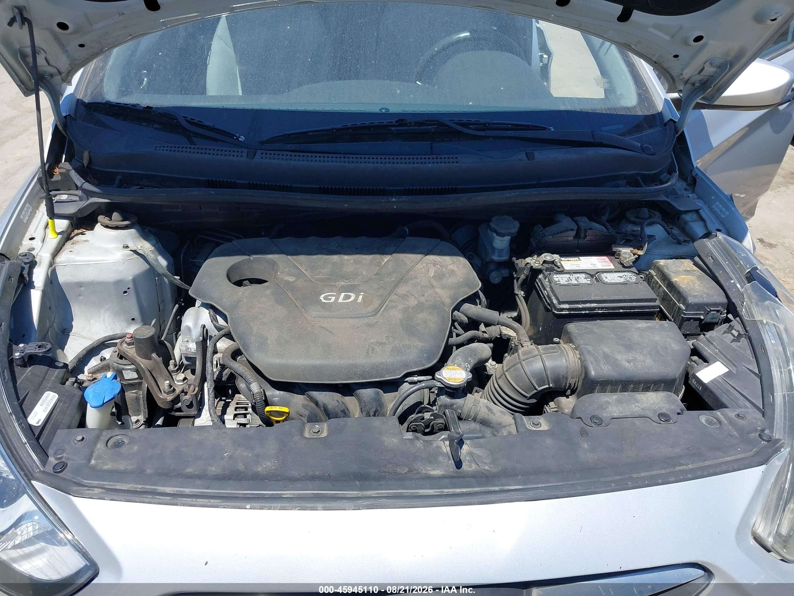 2012 Hyundai Accent Gls Серебряный vin: KMHCT4AE2CU091416