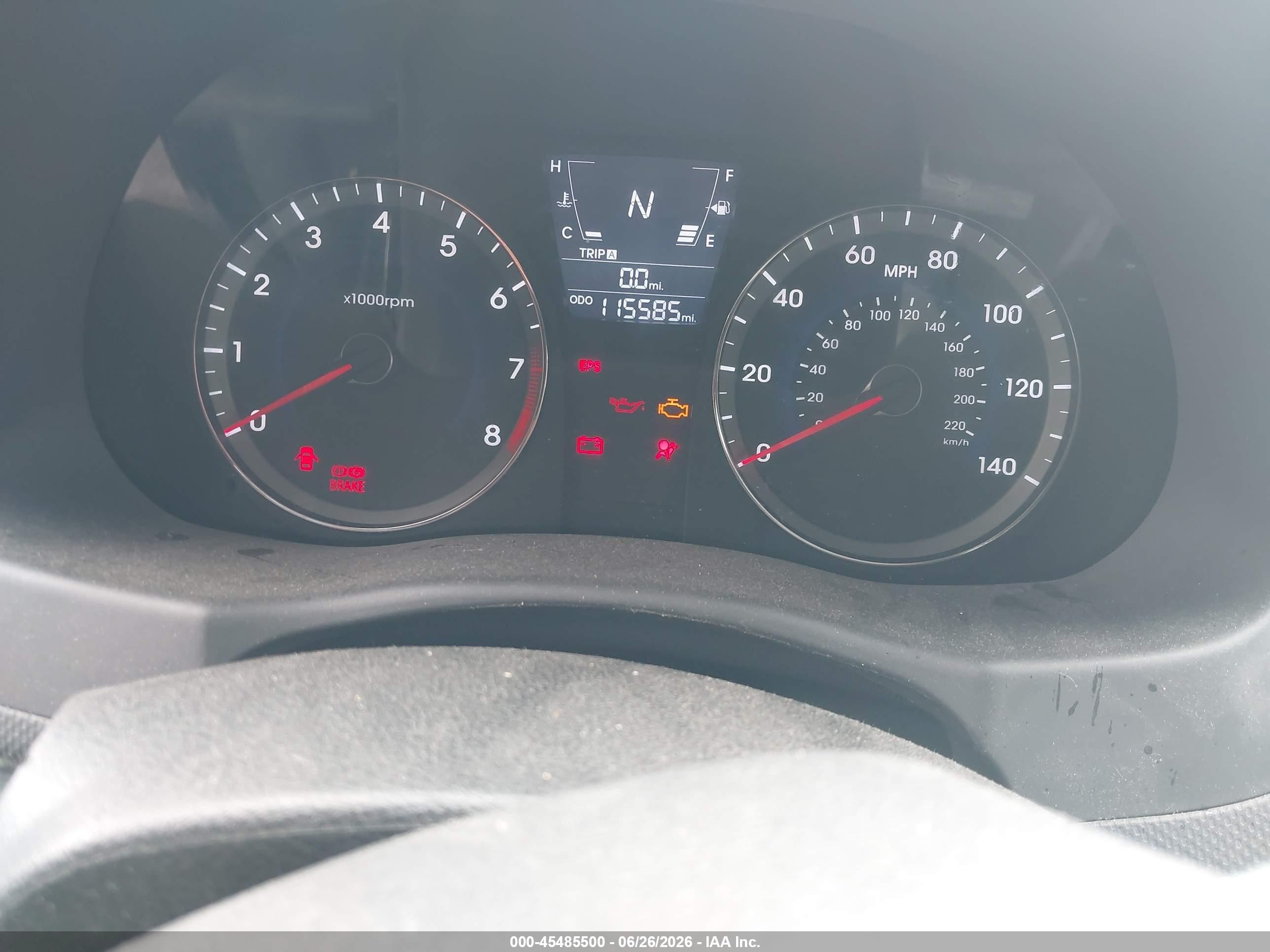 2012 Hyundai Accent Gls Black vin: KMHCT4AE2CU142476