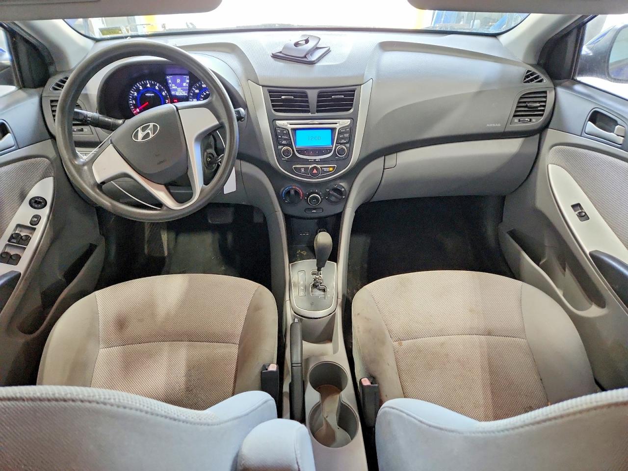 2012 Hyundai Accent Gls Blue vin: KMHCT4AE2CU202580