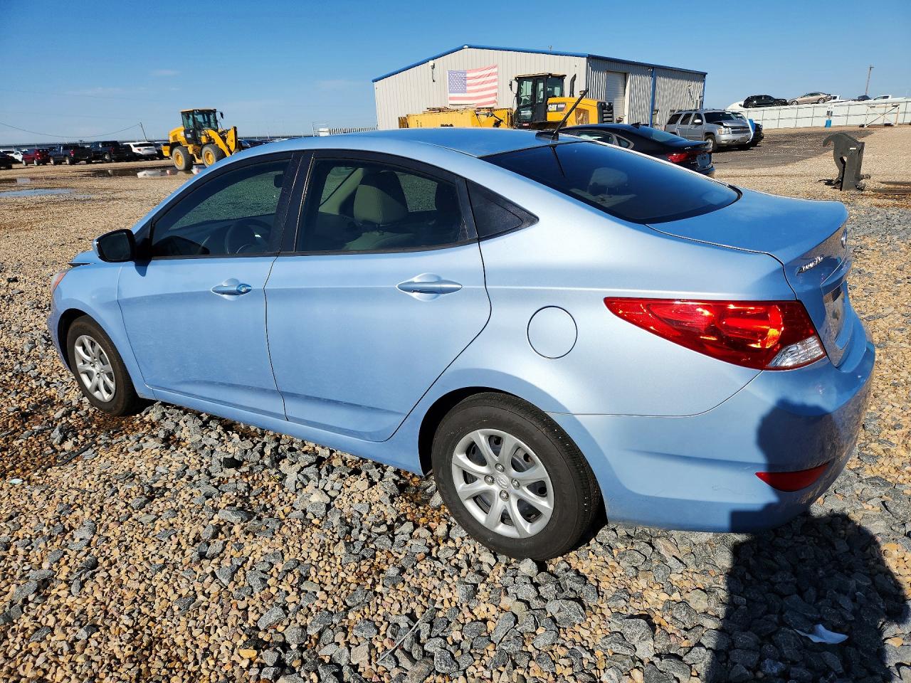 2013 Hyundai Accent Gls Синий vin: KMHCT4AE2DU336779