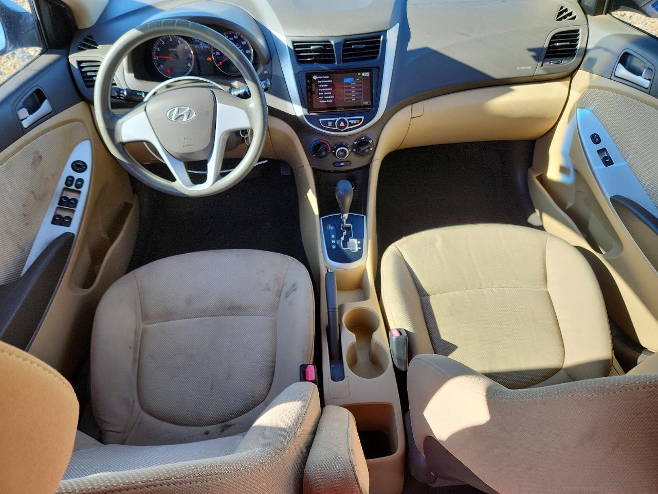 2013 Hyundai Accent Gls Синий vin: KMHCT4AE2DU336779