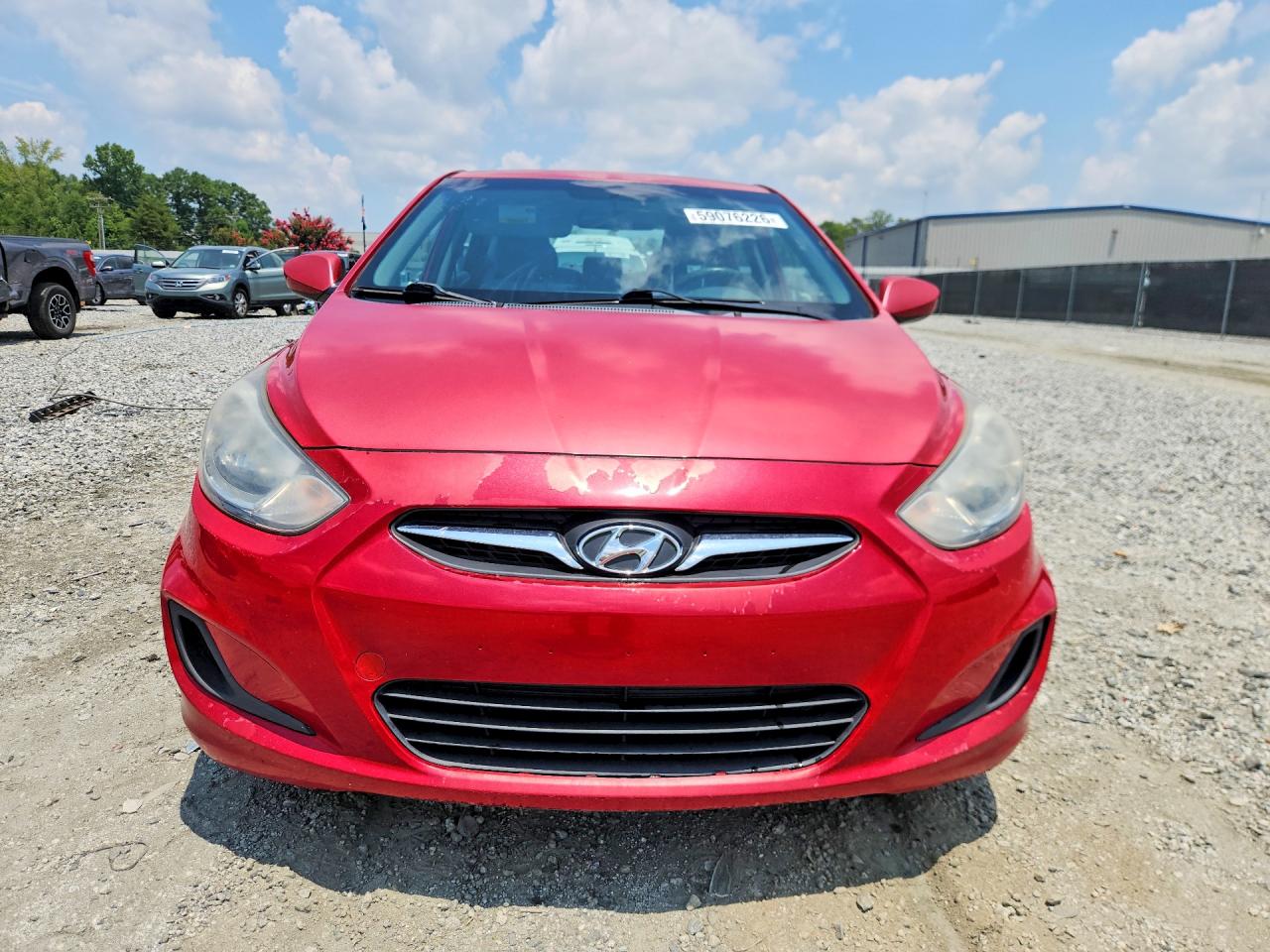 2013 Hyundai Accent Gls Red vin: KMHCT4AE2DU442035