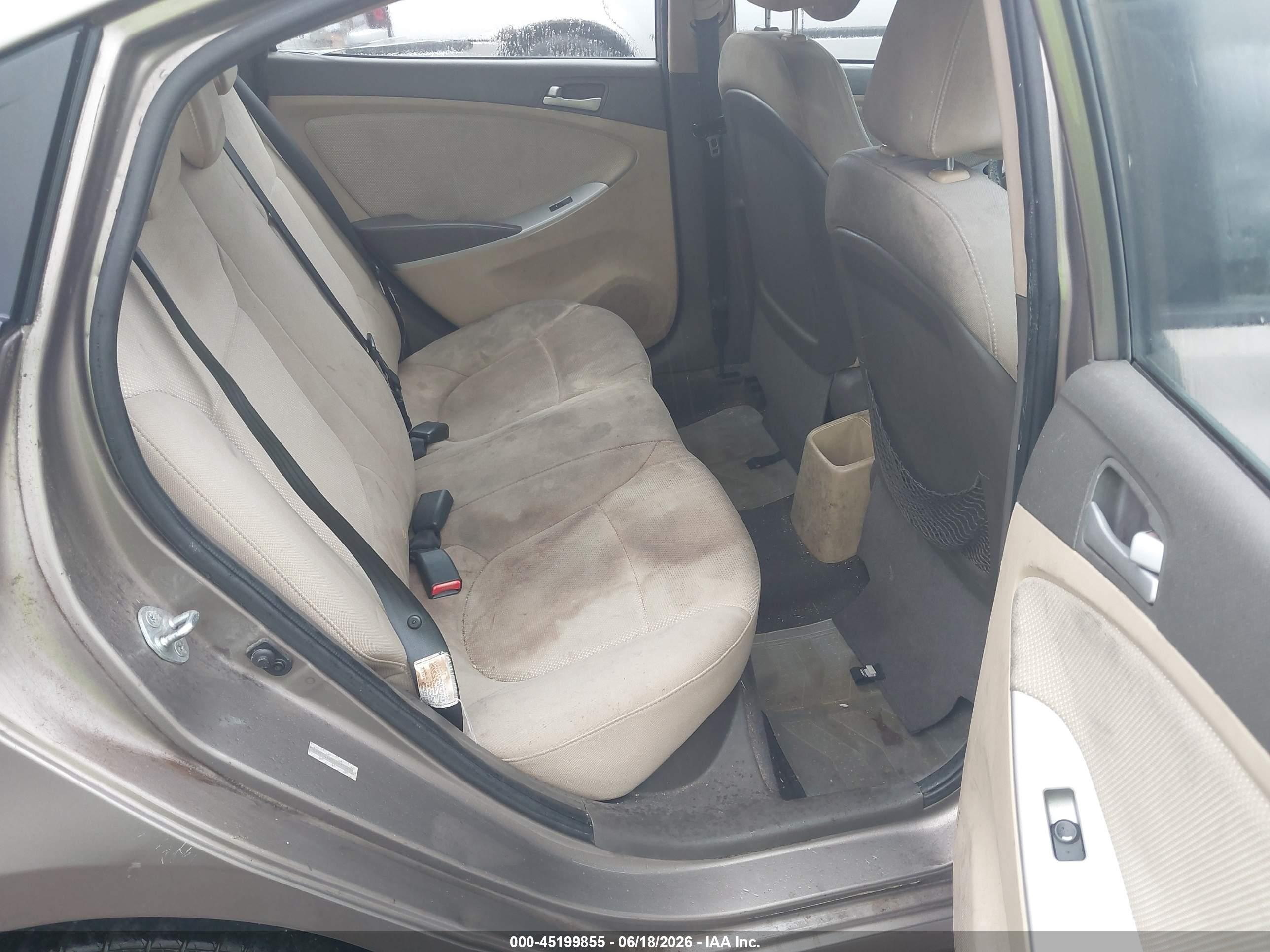 2013 Hyundai Accent Gls Brown vin: KMHCT4AE2DU521057