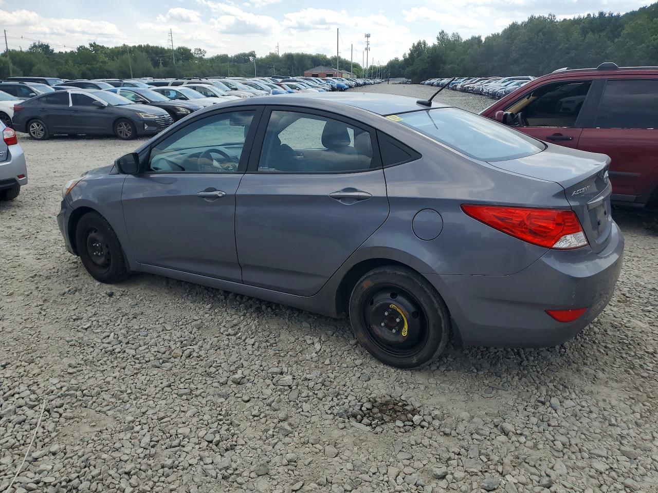 2013 Hyundai Accent Gls Gray vin: KMHCT4AE2DU563261