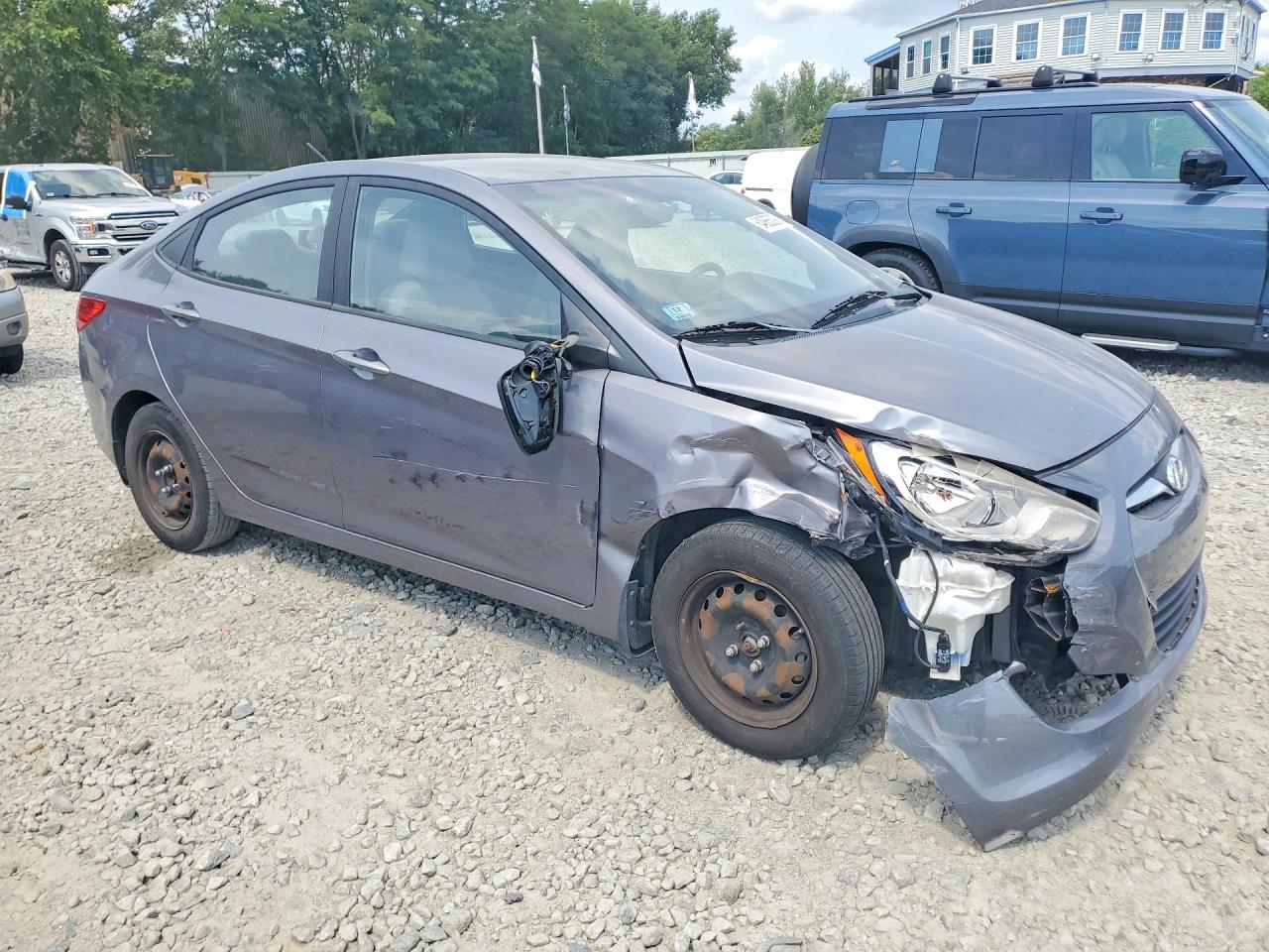 2013 Hyundai Accent Gls Gray vin: KMHCT4AE2DU563261