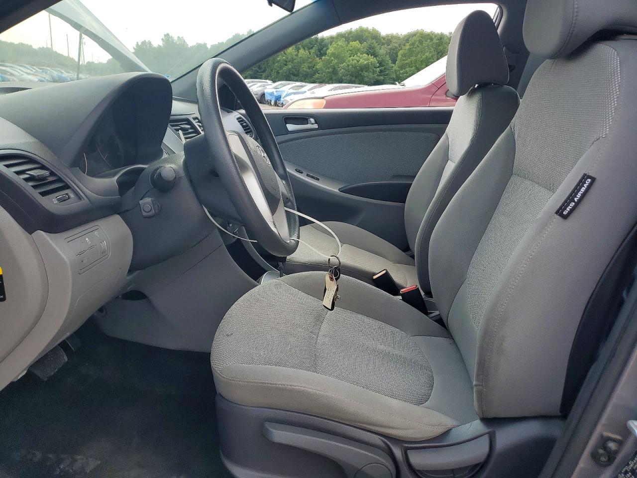 2013 Hyundai Accent Gls Gray vin: KMHCT4AE2DU563261