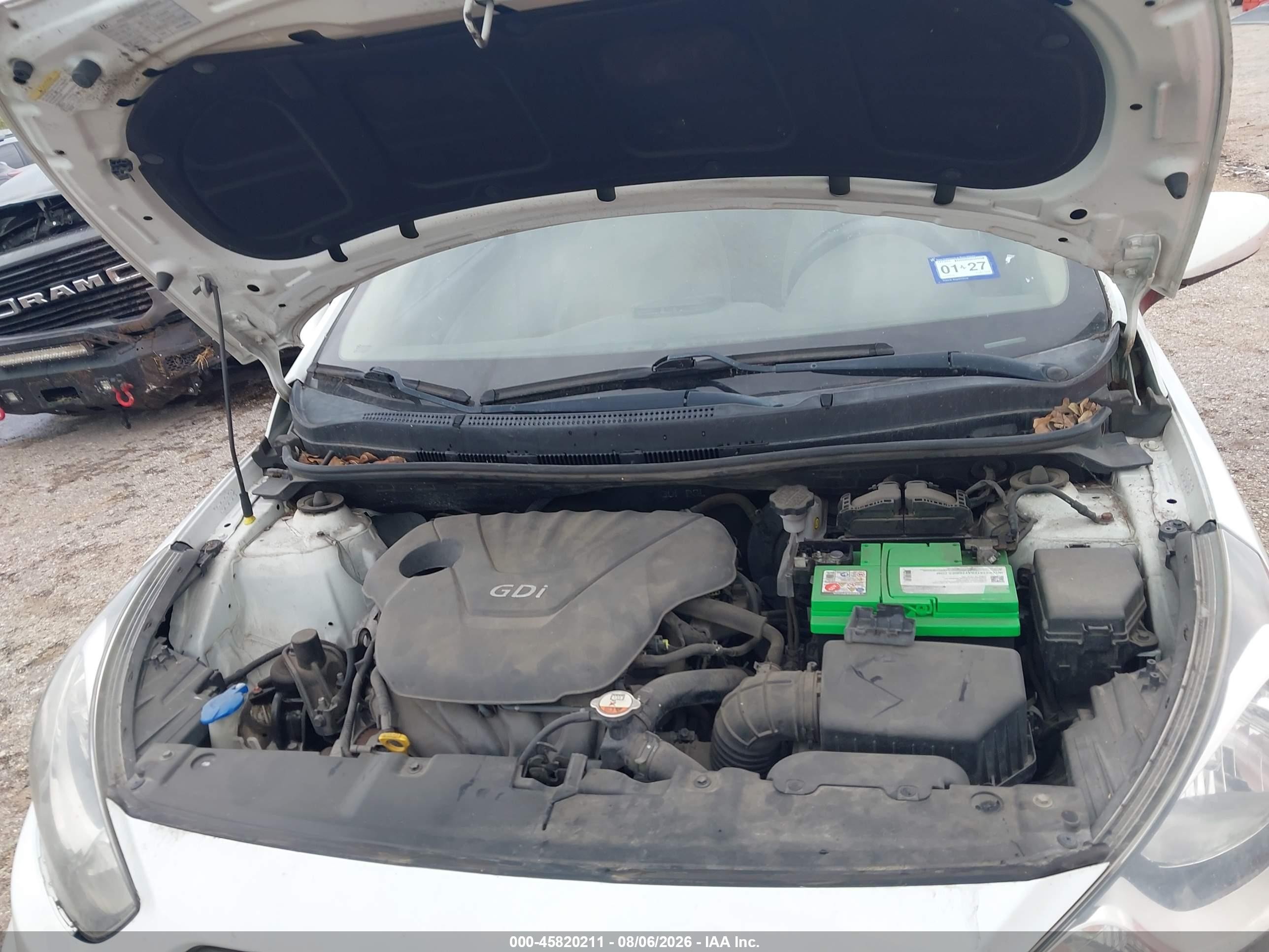 2014 Hyundai Accent Gls Белый vin: KMHCT4AE2EU601928