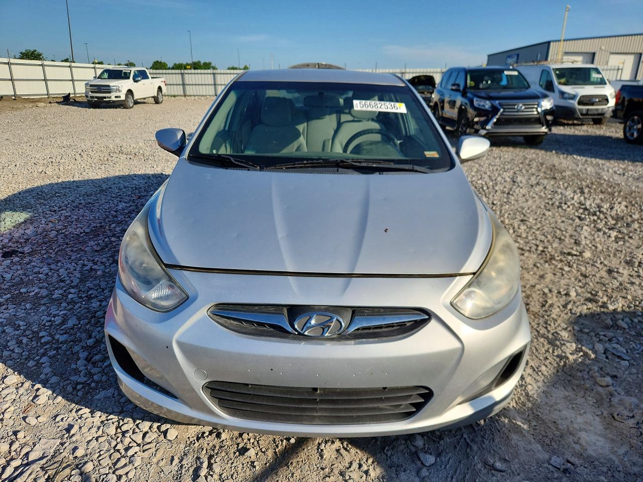 2014 Hyundai Accent Gls Серебряный vin: KMHCT4AE2EU611715