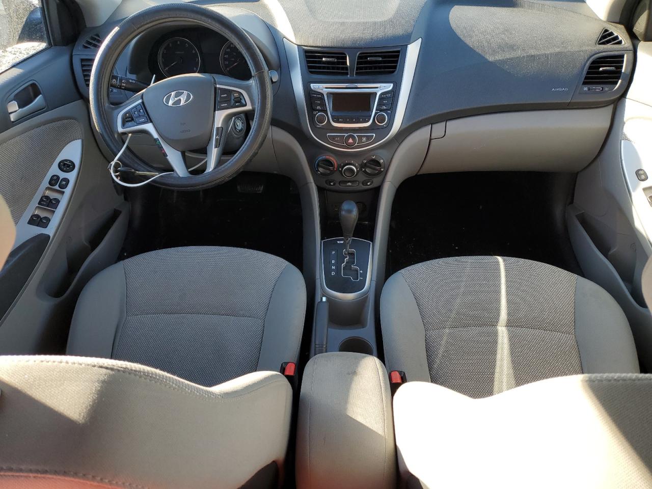 2014 Hyundai Accent Gls Black vin: KMHCT4AE2EU628966