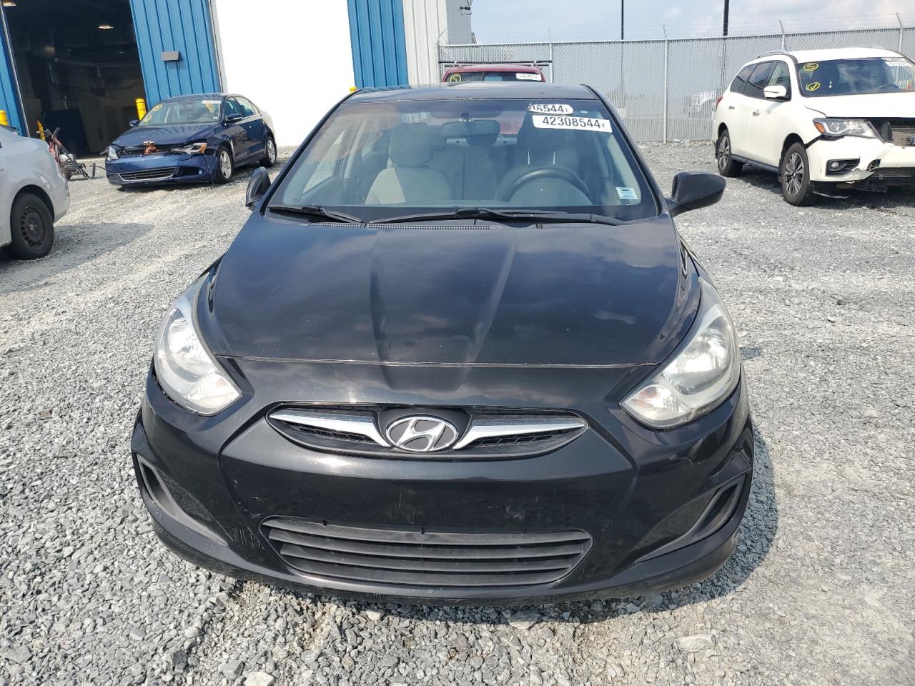 2014 Hyundai Accent Gls Black vin: KMHCT4AE2EU628966