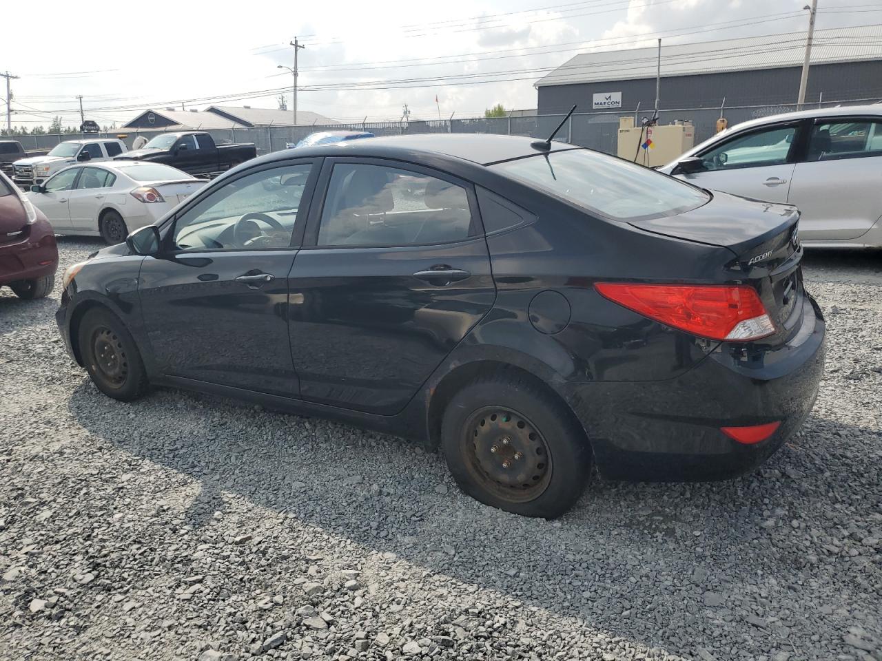 2014 Hyundai Accent Gls Black vin: KMHCT4AE2EU628966