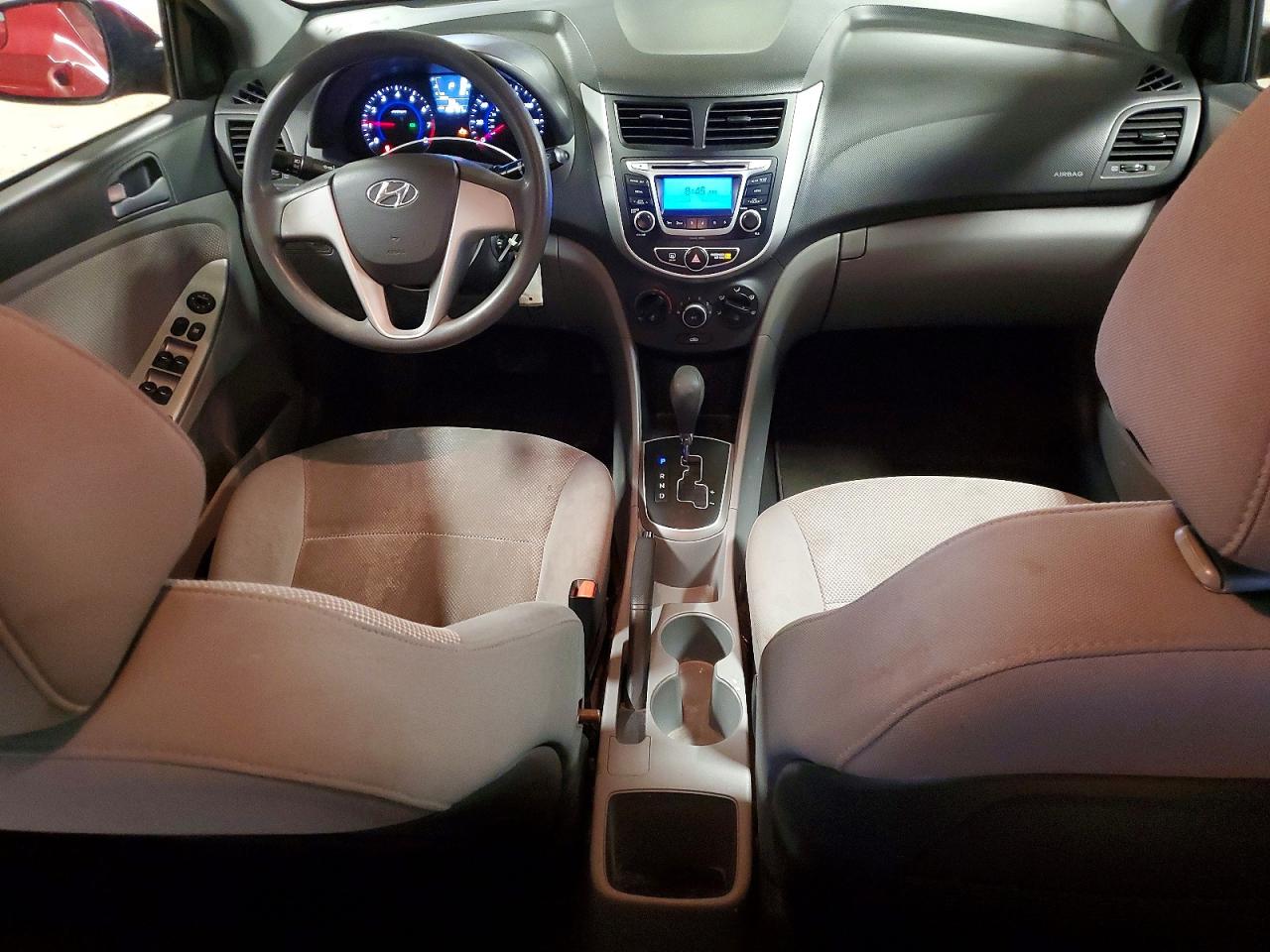 2014 Hyundai Accent Gls Red vin: KMHCT4AE2EU676046