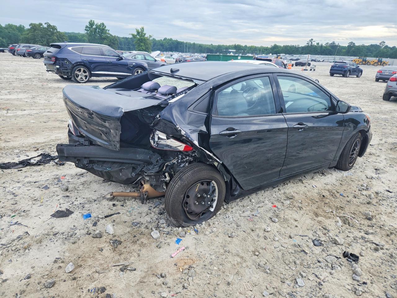 2014 Hyundai Accent Gls Black vin: KMHCT4AE2EU738996