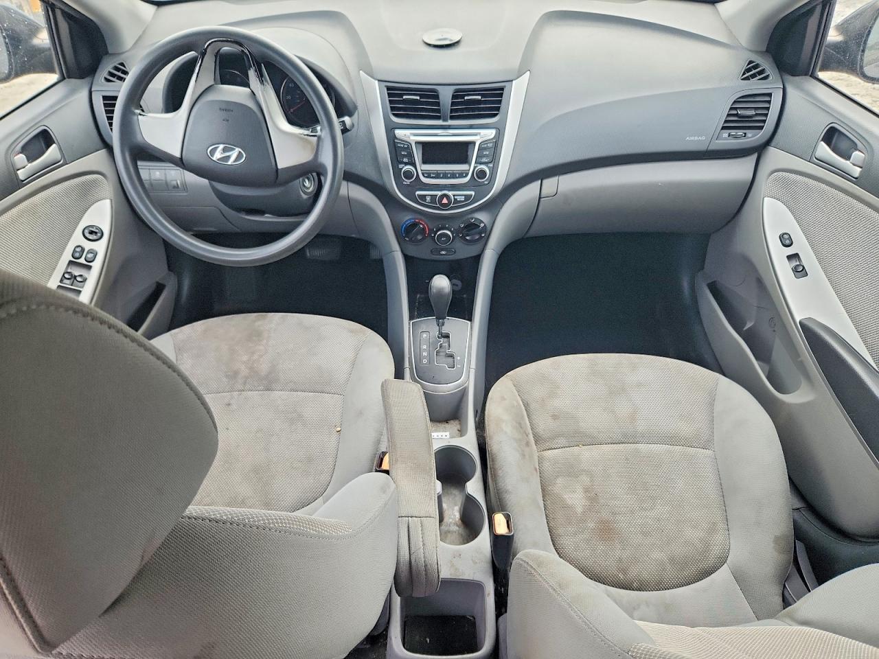 2014 Hyundai Accent Gls Black vin: KMHCT4AE2EU738996