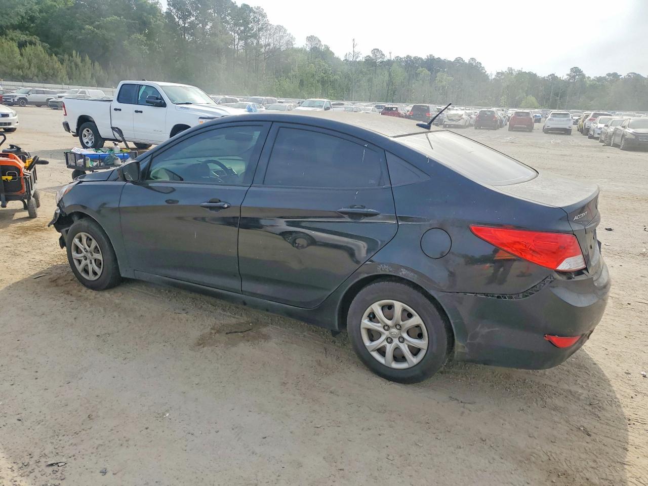 2014 Hyundai Accent Gls Black vin: KMHCT4AE2EU751957