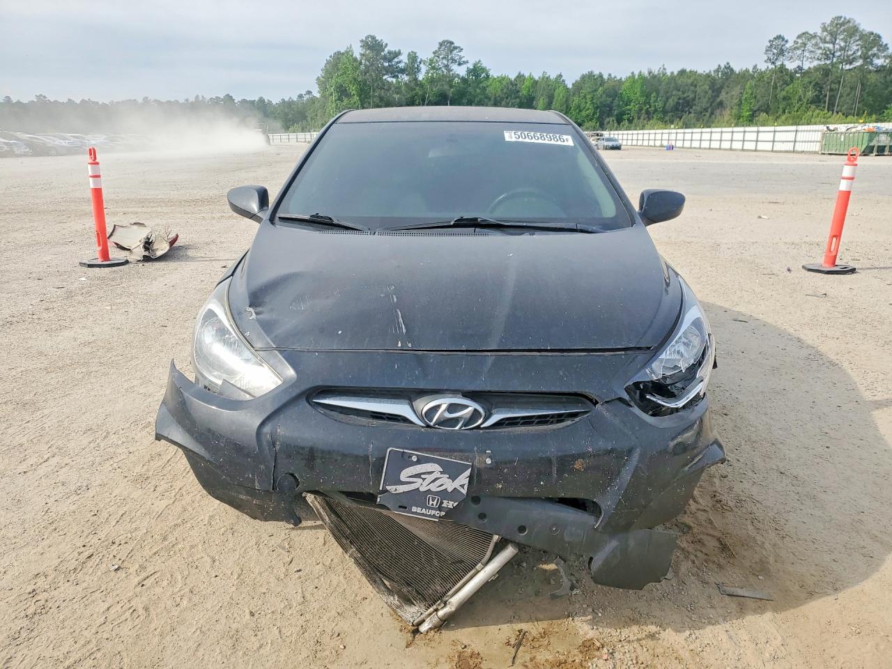 2014 Hyundai Accent Gls Black vin: KMHCT4AE2EU751957