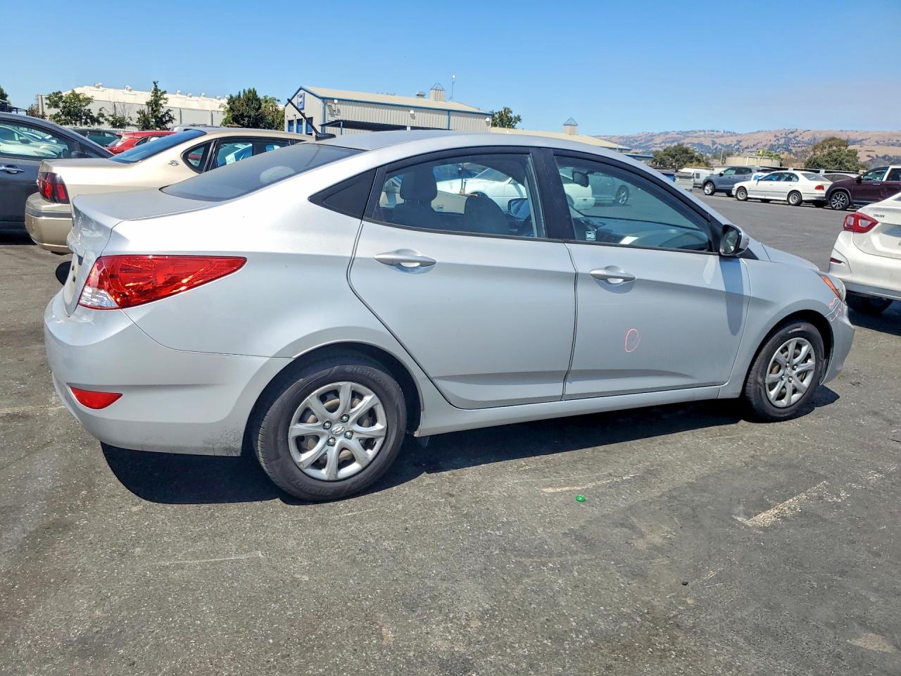 2014 Hyundai Accent Gls Silver vin: KMHCT4AE2EU767737