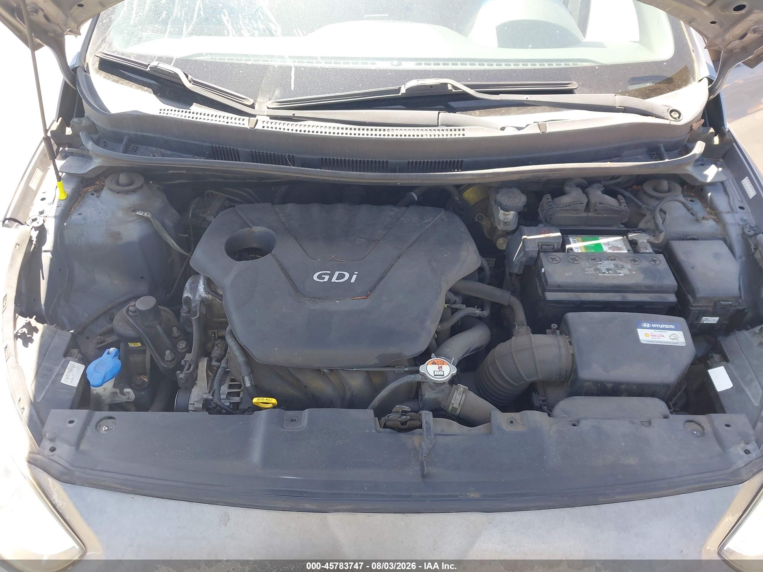 2015 Hyundai Accent Gls Gray vin: KMHCT4AE2FU888768