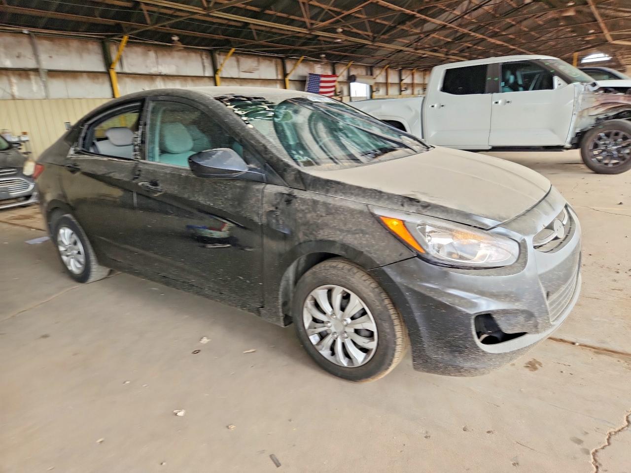 2015 Hyundai Accent Gls Black vin: KMHCT4AE2FU926693