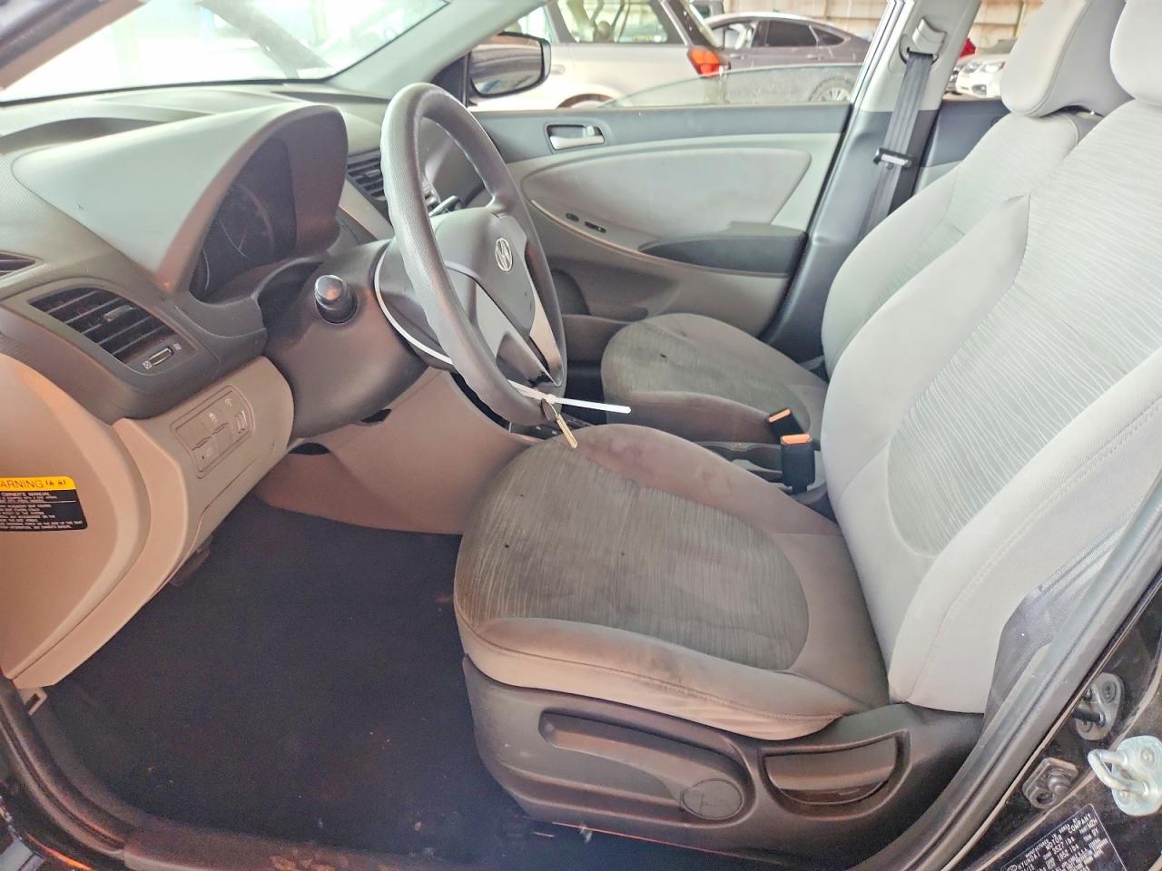 2015 Hyundai Accent Gls Black vin: KMHCT4AE2FU926693