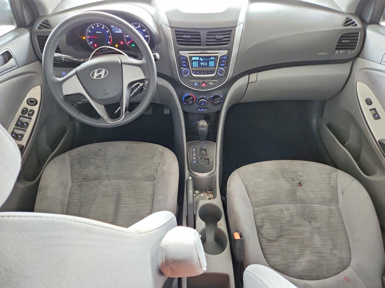 2015 Hyundai Accent Gls Black vin: KMHCT4AE2FU926693