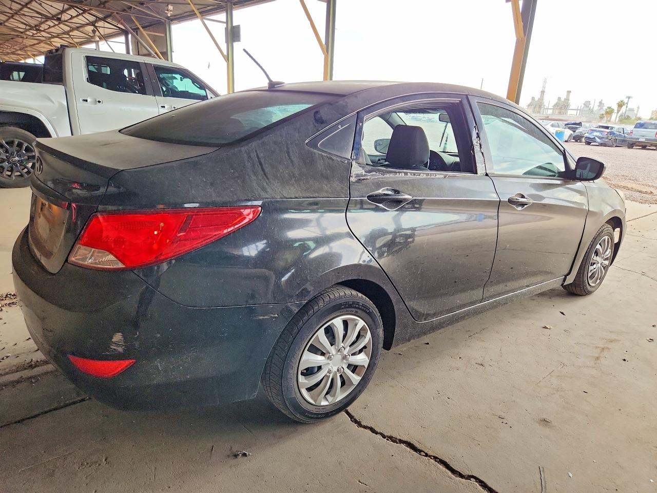2015 Hyundai Accent Gls Black vin: KMHCT4AE2FU926693