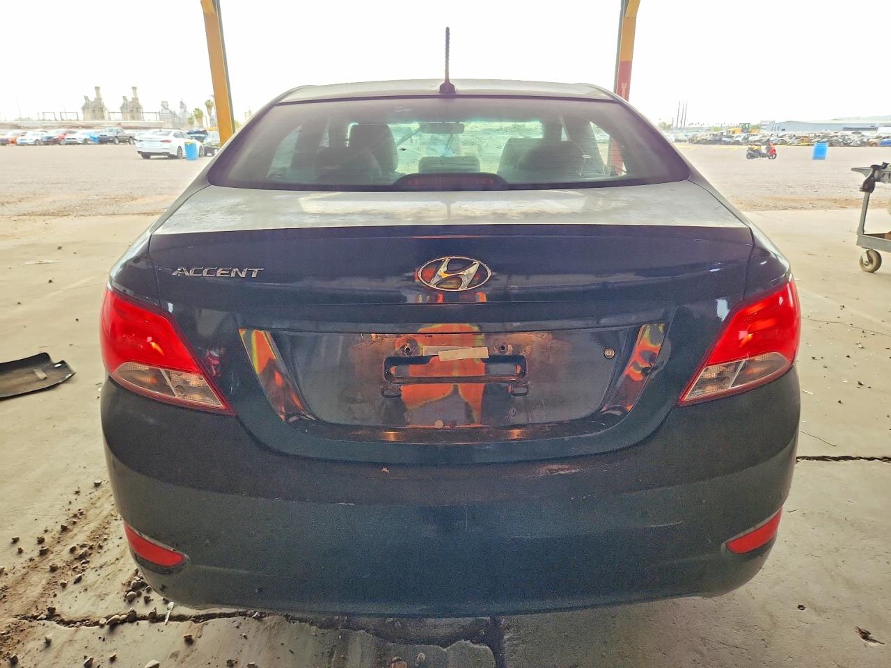 2015 Hyundai Accent Gls Black vin: KMHCT4AE2FU926693