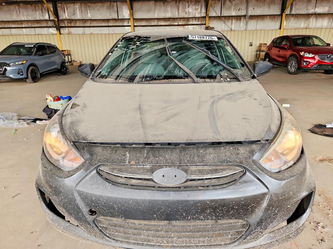 2015 Hyundai Accent Gls Black vin: KMHCT4AE2FU926693