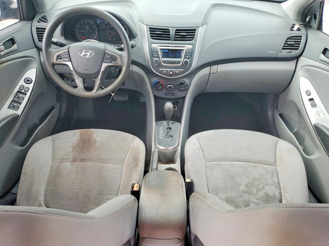 2016 Hyundai Accent Se Silver vin: KMHCT4AE2GU974437