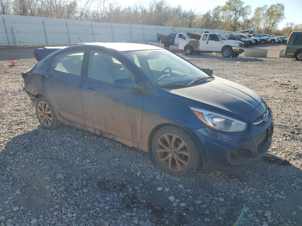 2017 Hyundai Accent Se Blue vin: KMHCT4AE2HU270028