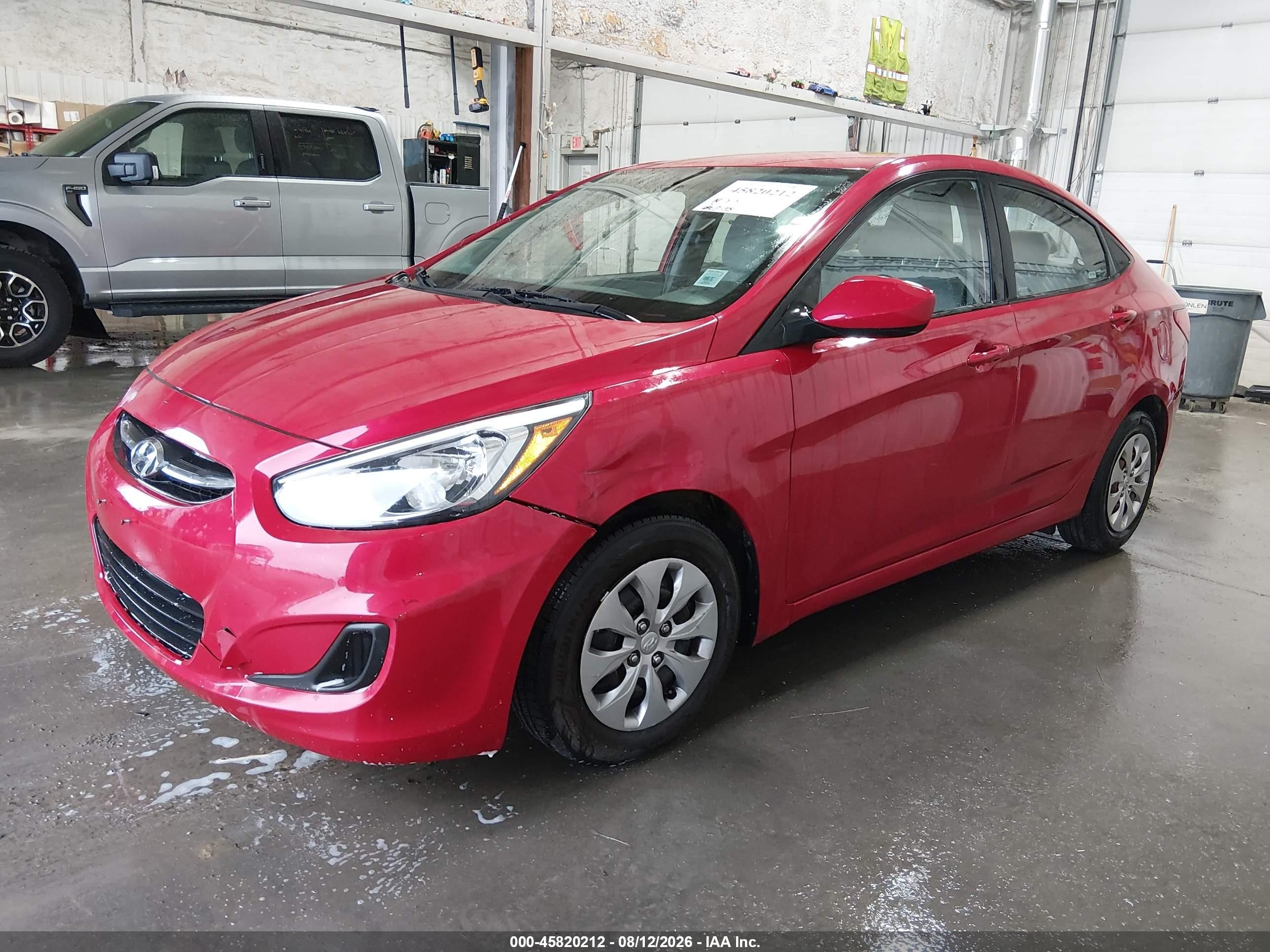 2017 Hyundai Accent Se Red vin: KMHCT4AE2HU294071