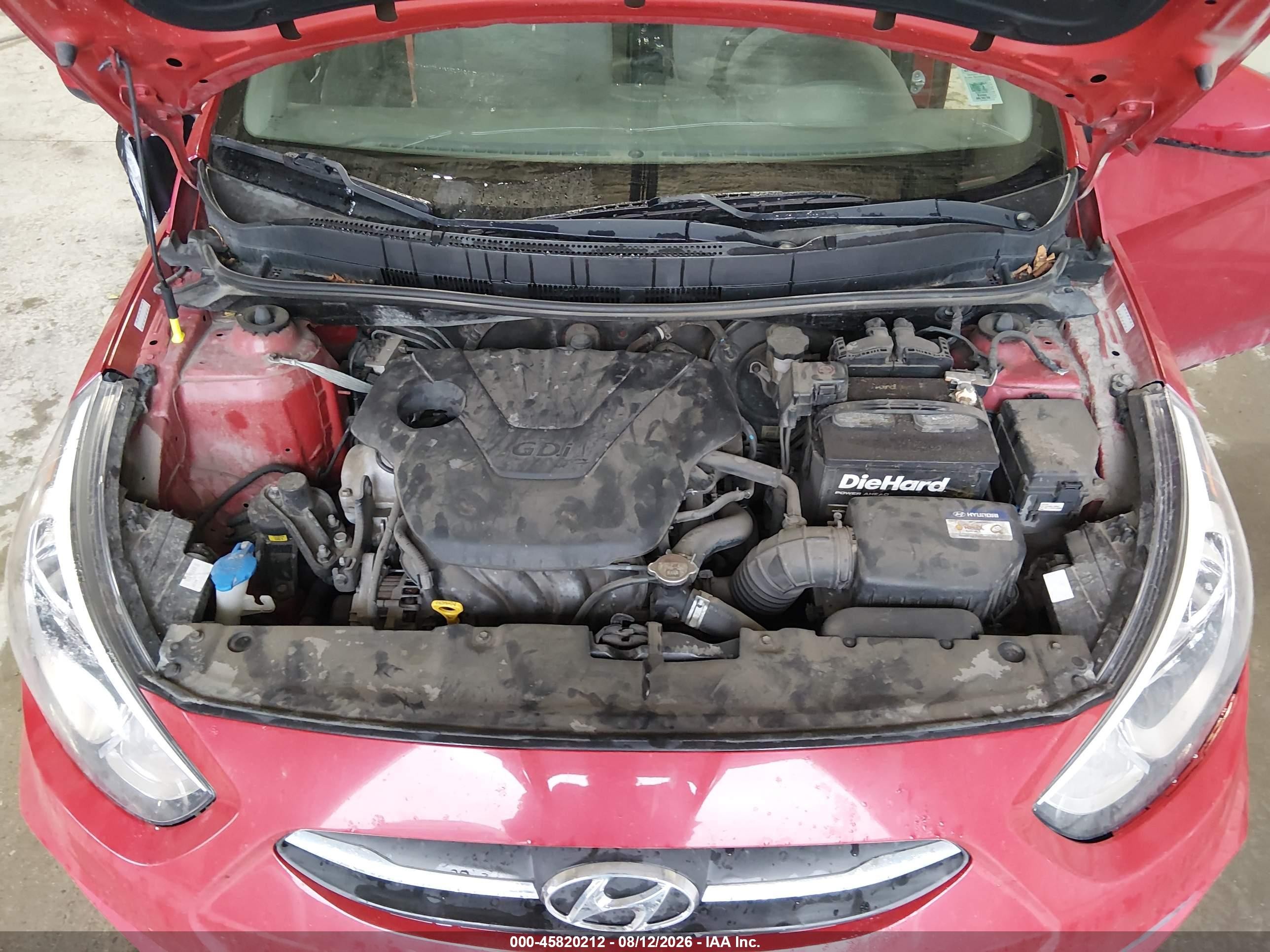 2017 Hyundai Accent Se Red vin: KMHCT4AE2HU294071