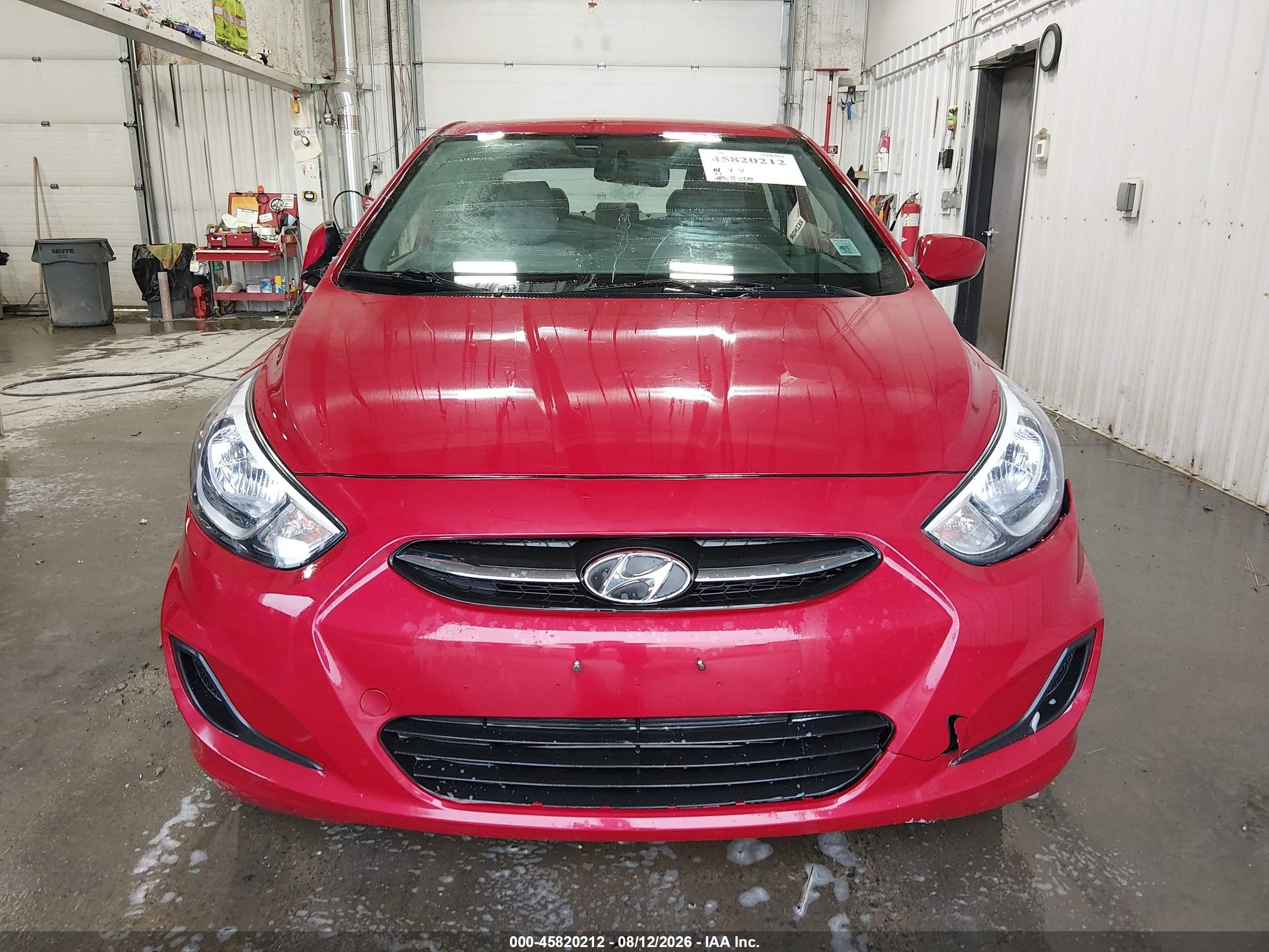 2017 Hyundai Accent Se Red vin: KMHCT4AE2HU294071