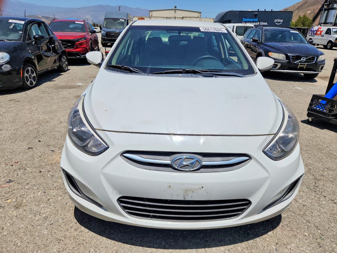 2017 Hyundai Accent Se Белый vin: KMHCT4AE2HU366581