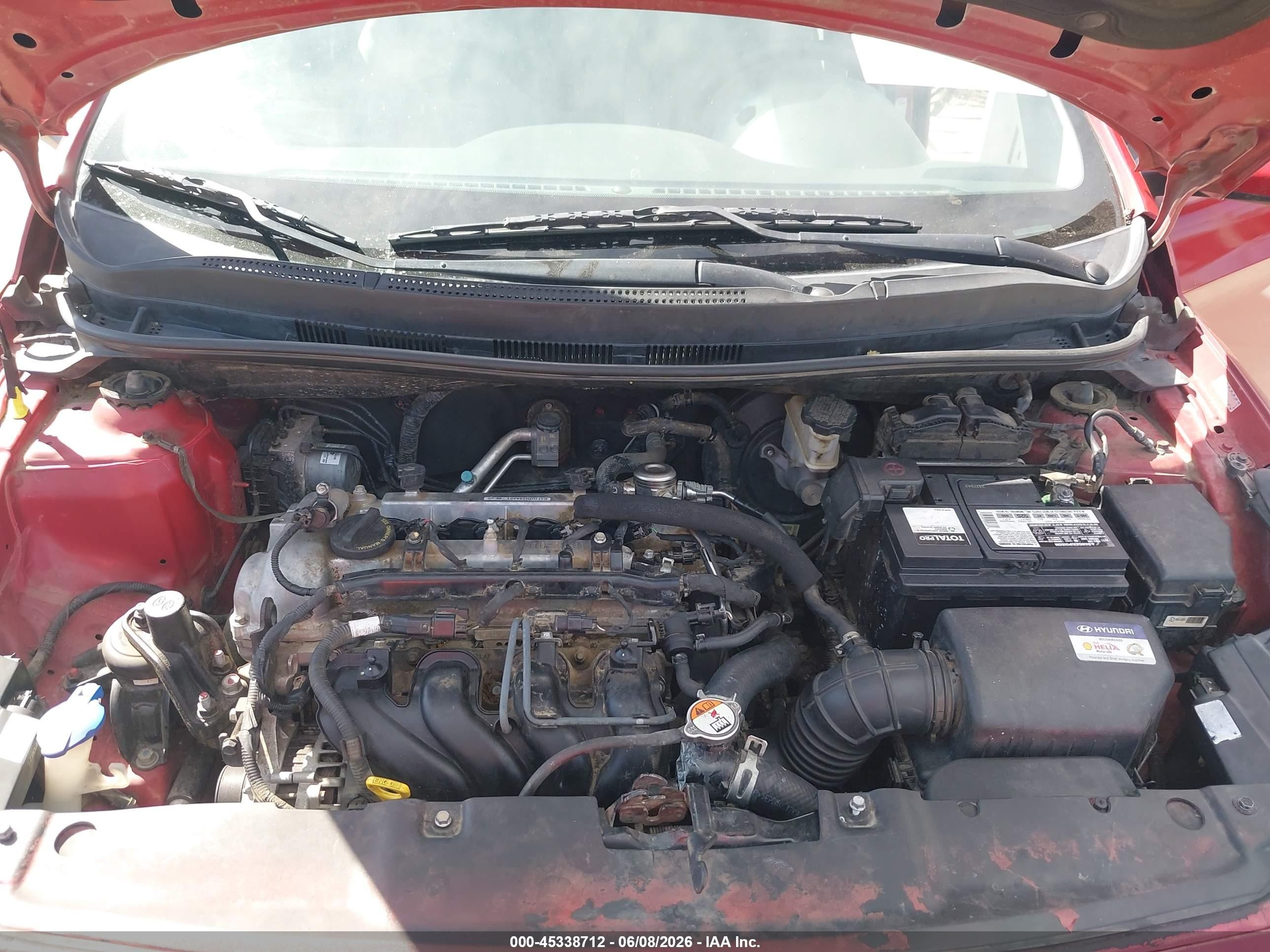 2017 Hyundai Accent Se Красный vin: KMHCT4AE2HU389343