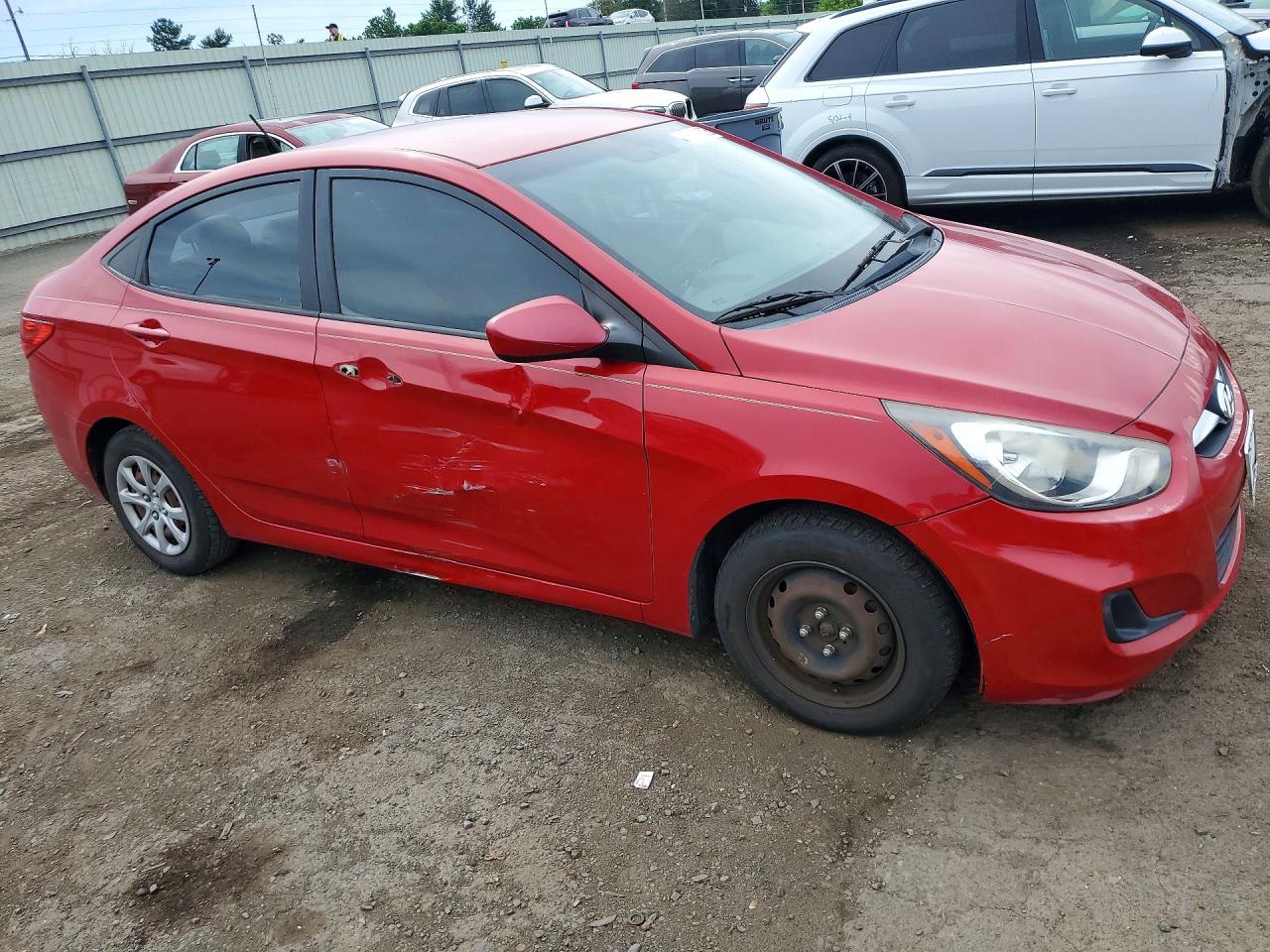2012 Hyundai Accent Gls Красный vin: KMHCT4AE3CU197180