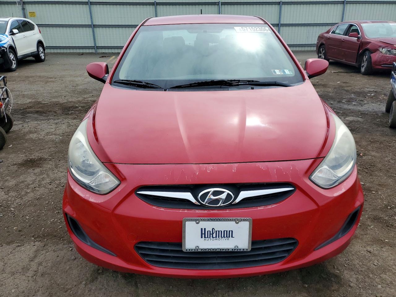 2012 Hyundai Accent Gls Красный vin: KMHCT4AE3CU197180