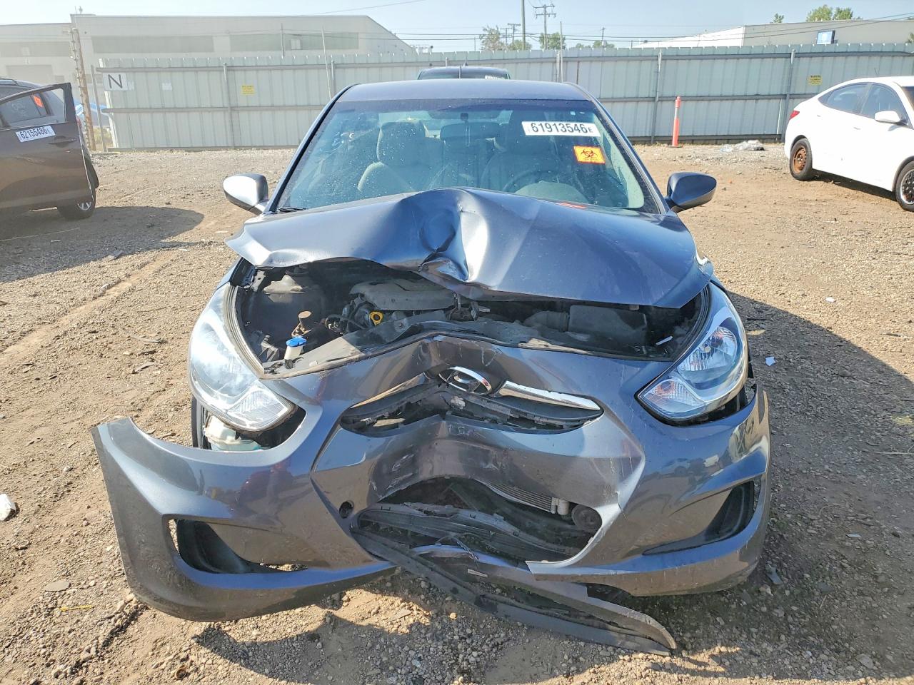 2012 Hyundai Accent Gls Charcoal vin: KMHCT4AE3CU235278