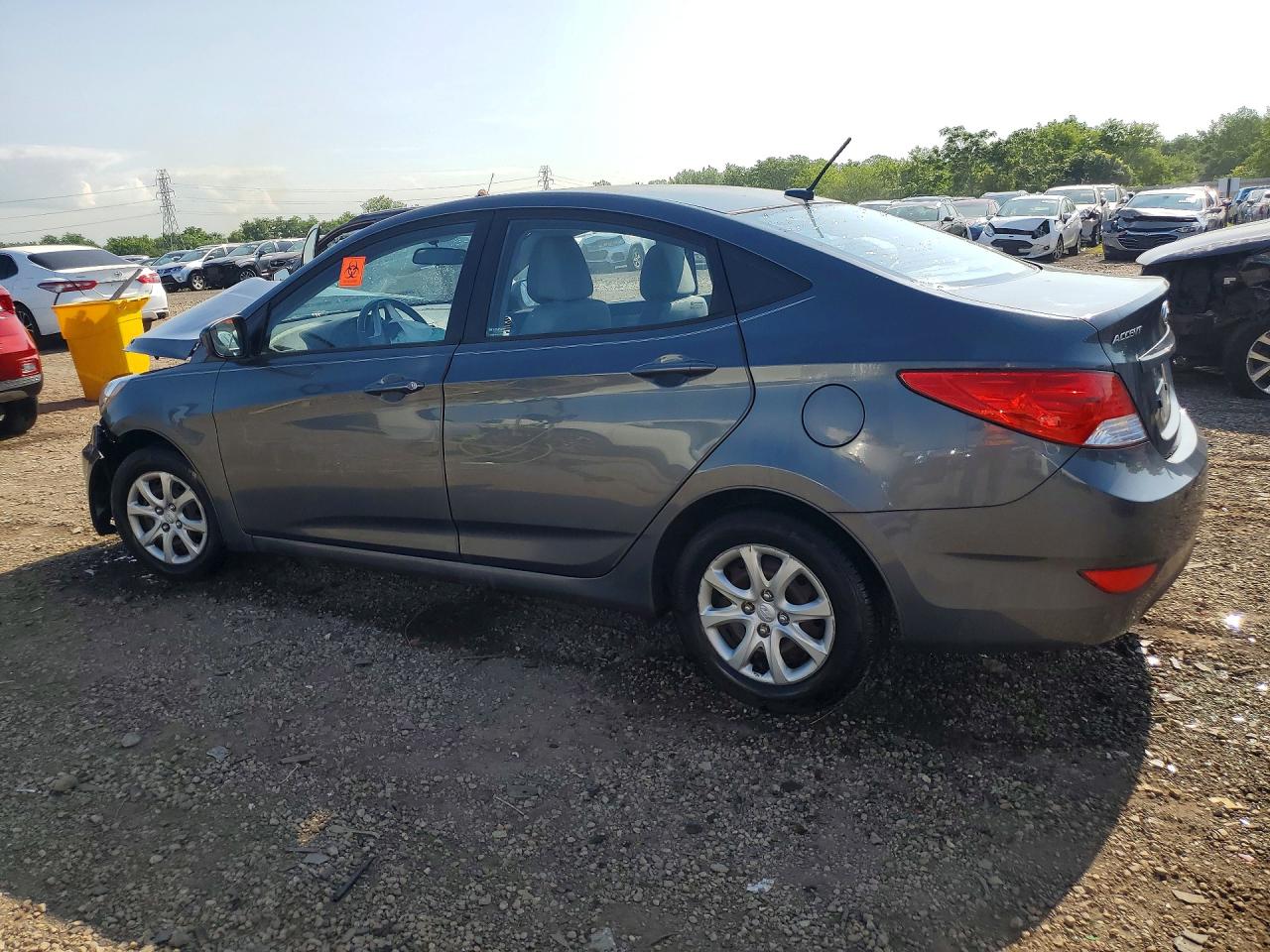 2012 Hyundai Accent Gls Charcoal vin: KMHCT4AE3CU235278